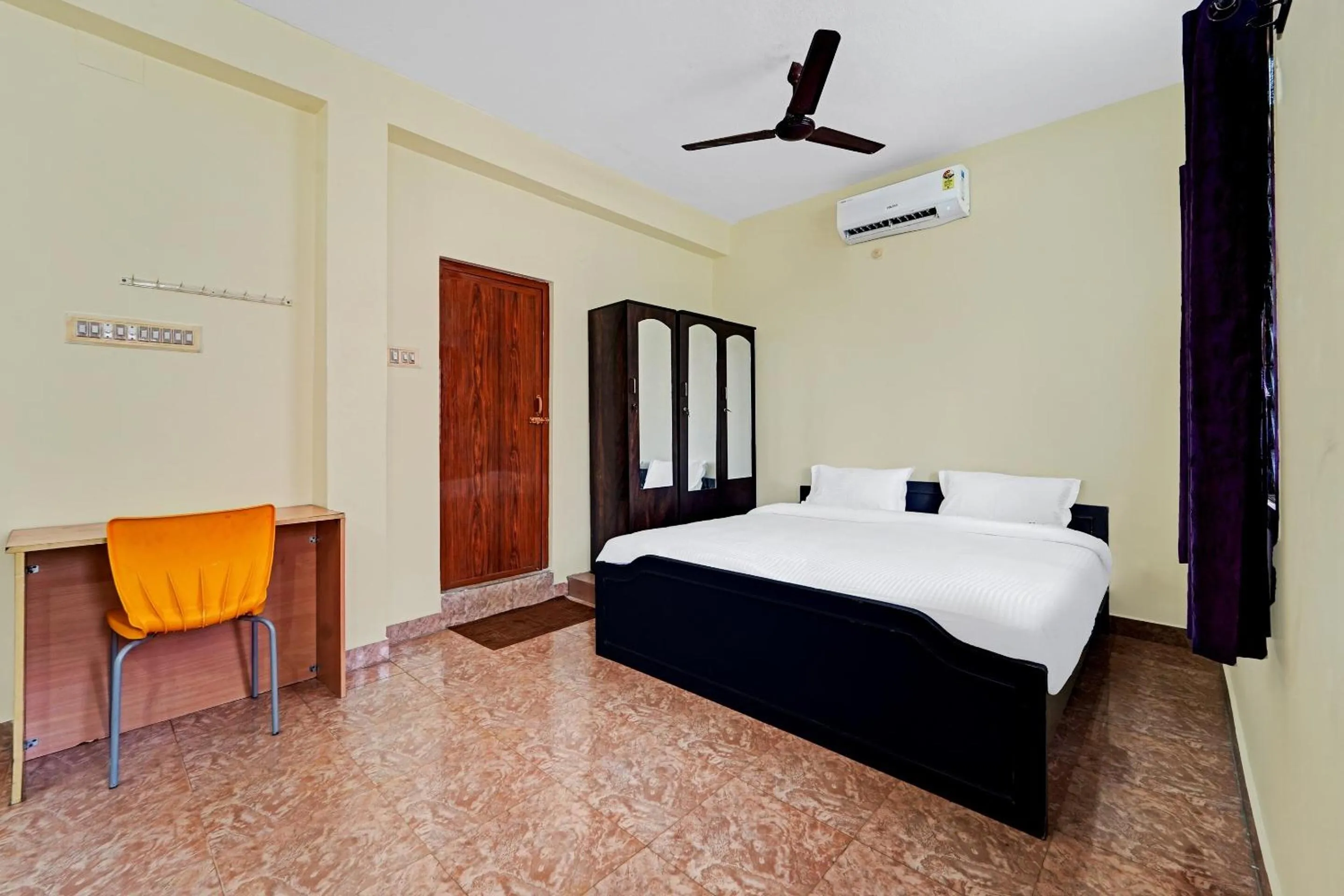 Bedroom, Bed in Collection O Senthamizh Residency