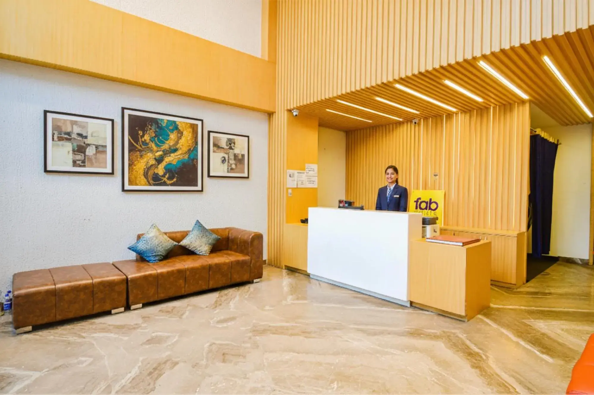 Lobby or reception in FabHotel Kzar Select - Nr US Consulate Lobby or reception in FabHotel Kzar Select - Nr US Consulate