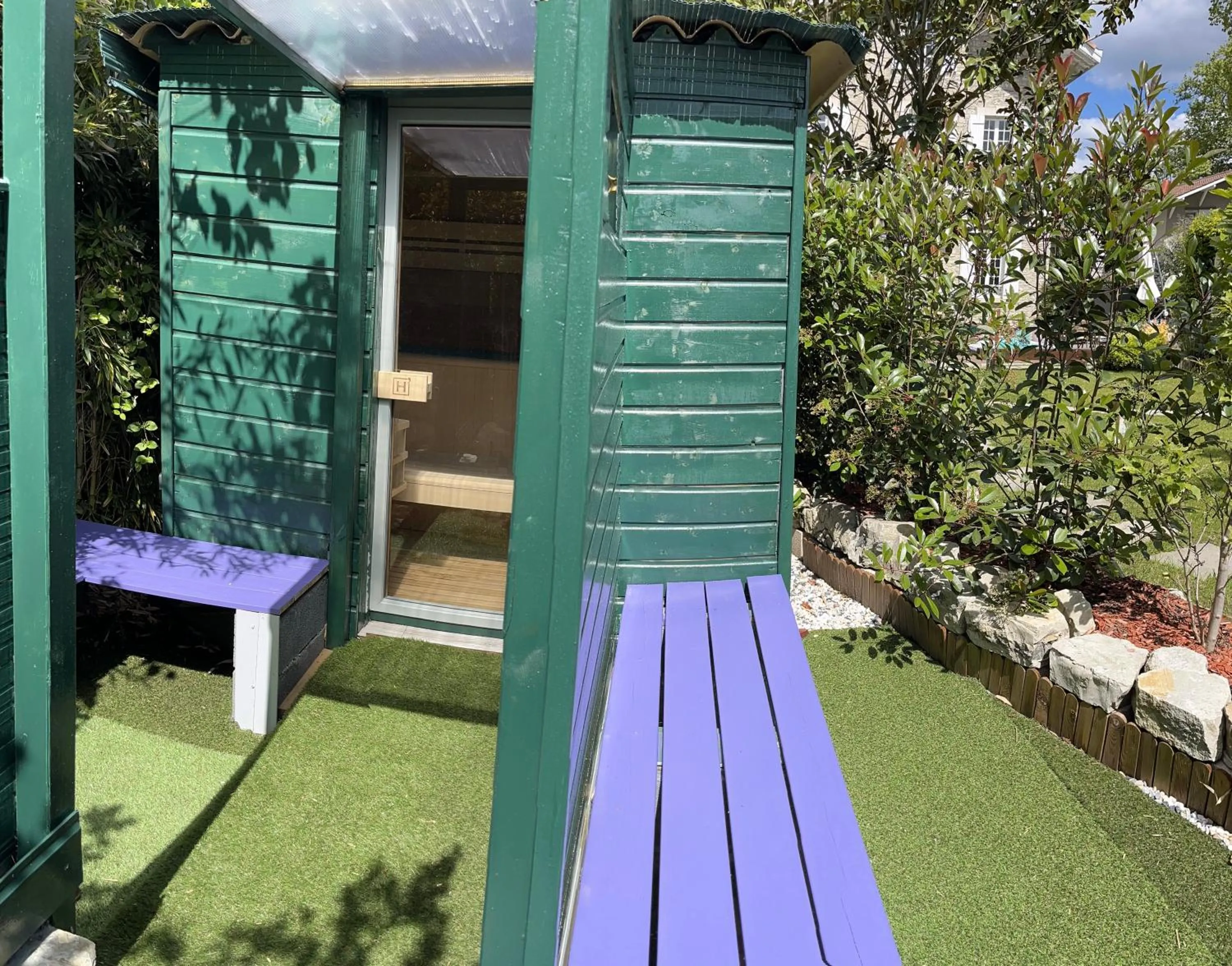 Sauna in Villa AJNA Bayonne