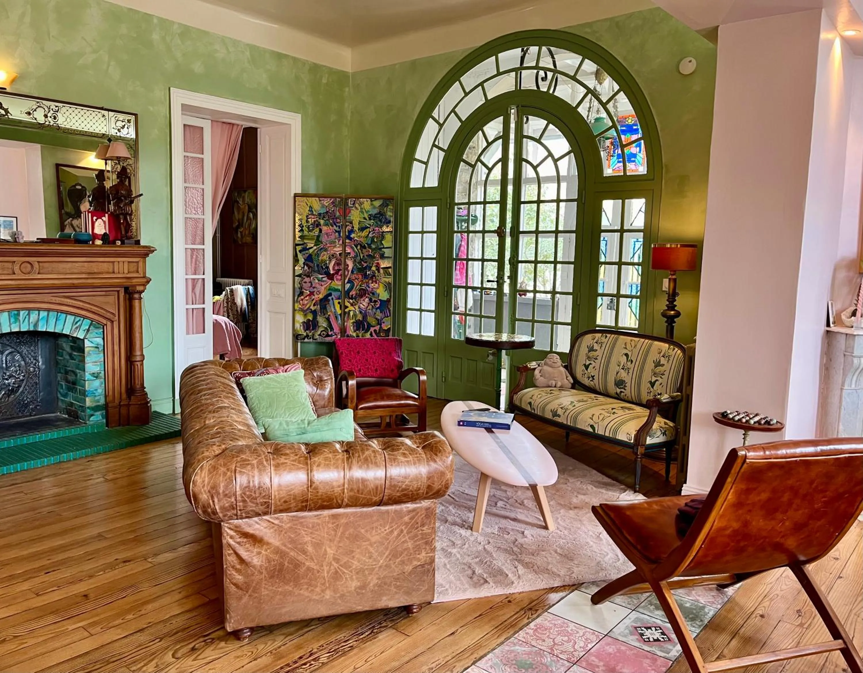 Living room in Villa AJNA Bayonne