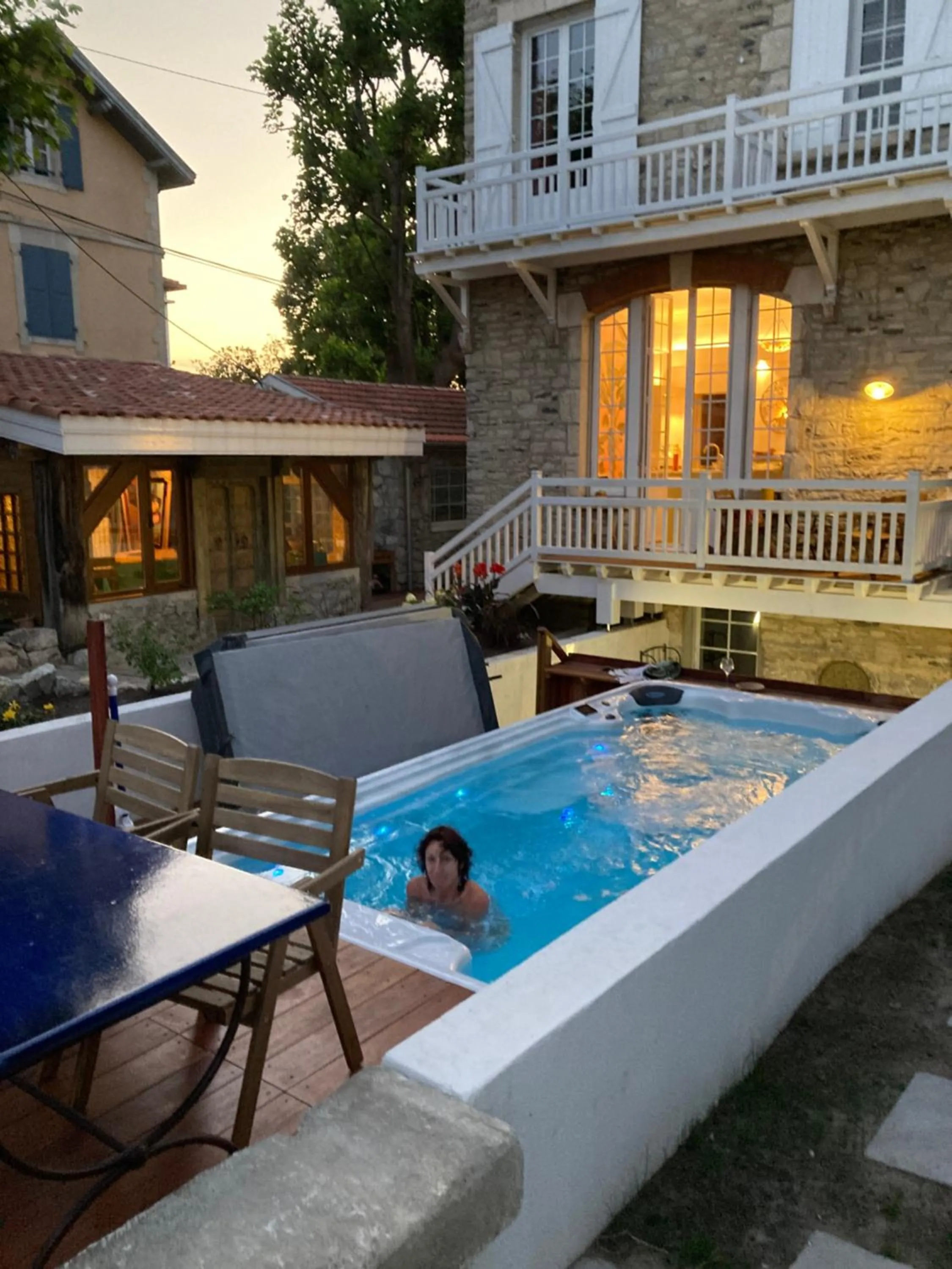 Hot Tub in Villa AJNA Bayonne