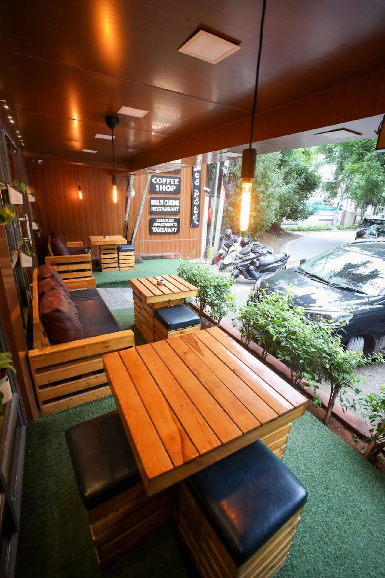 Garden in Hotel White Fields Hitec City, Hyderabad