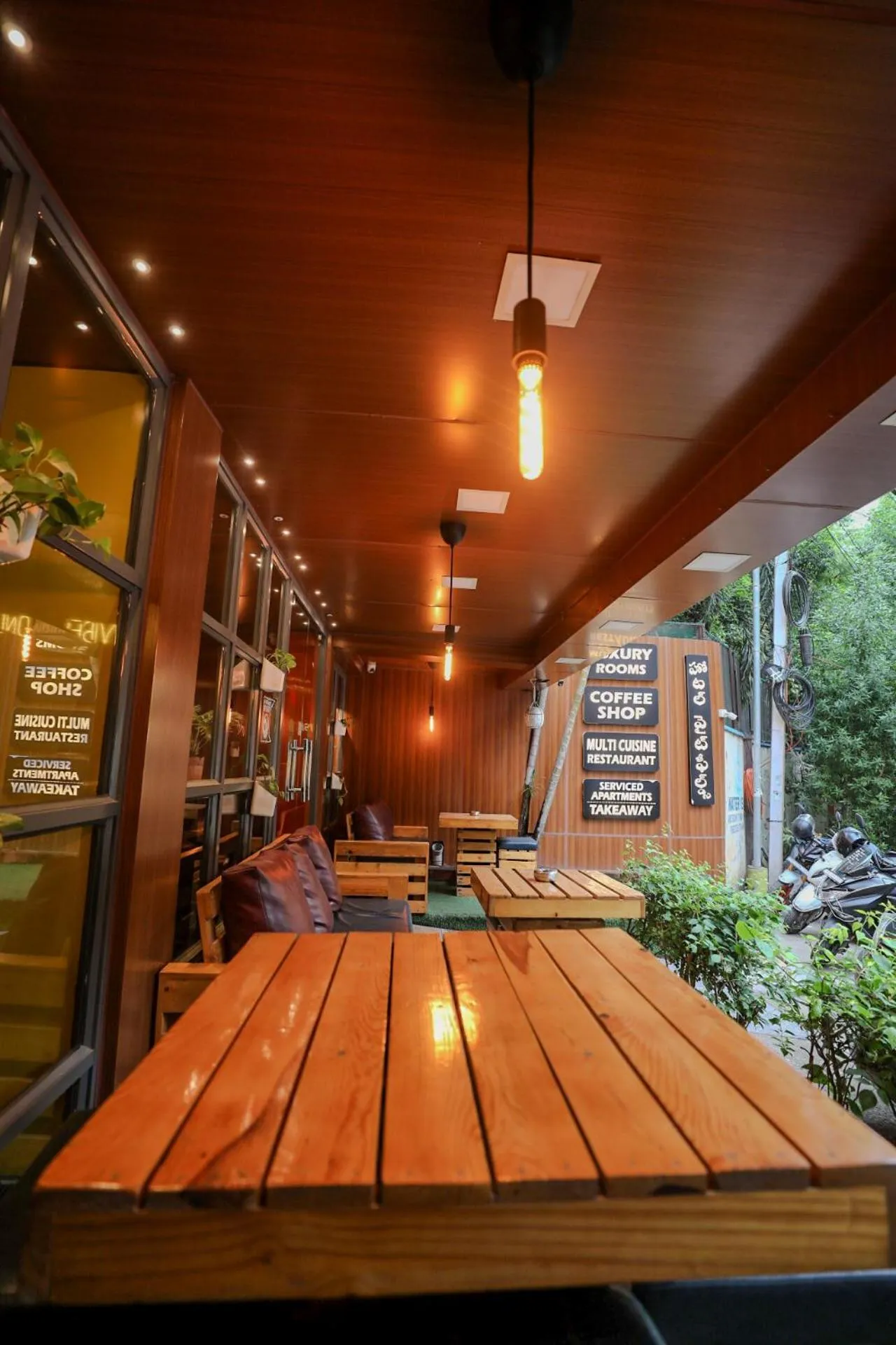 Seating area in Hotel White Fields Hitec City, Hyderabad