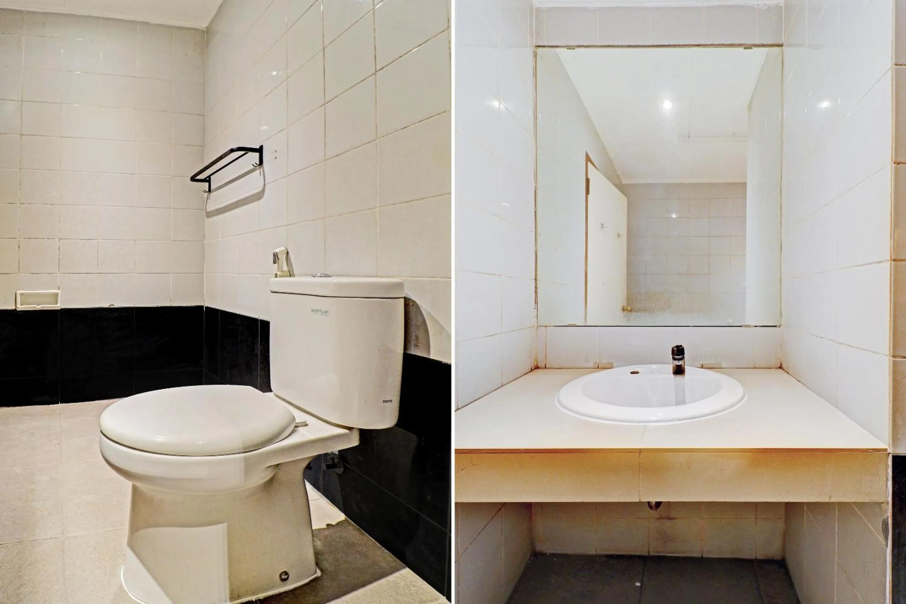 Bathroom in Collection O Riau Near Trans Studio Bandung Formerly Asteria Hotel