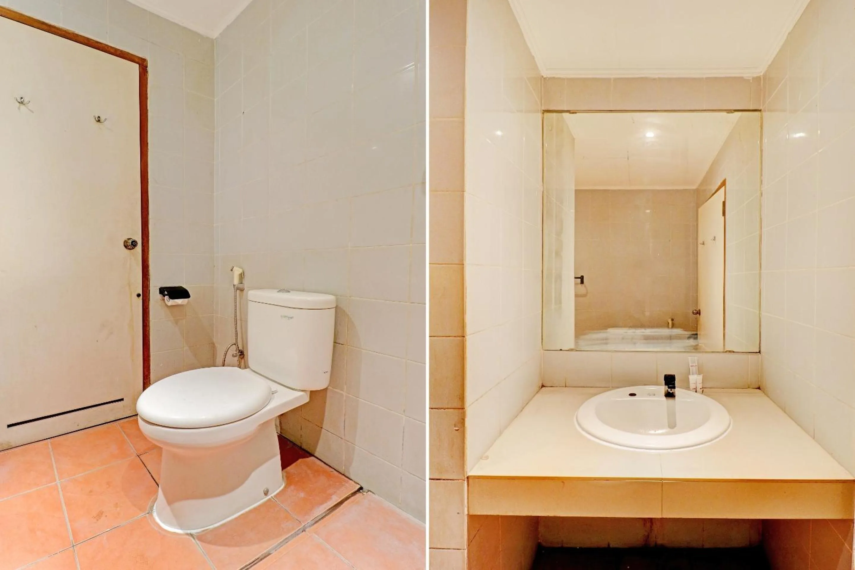 Bathroom in Collection O Riau Near Trans Studio Bandung Formerly Asteria Hotel