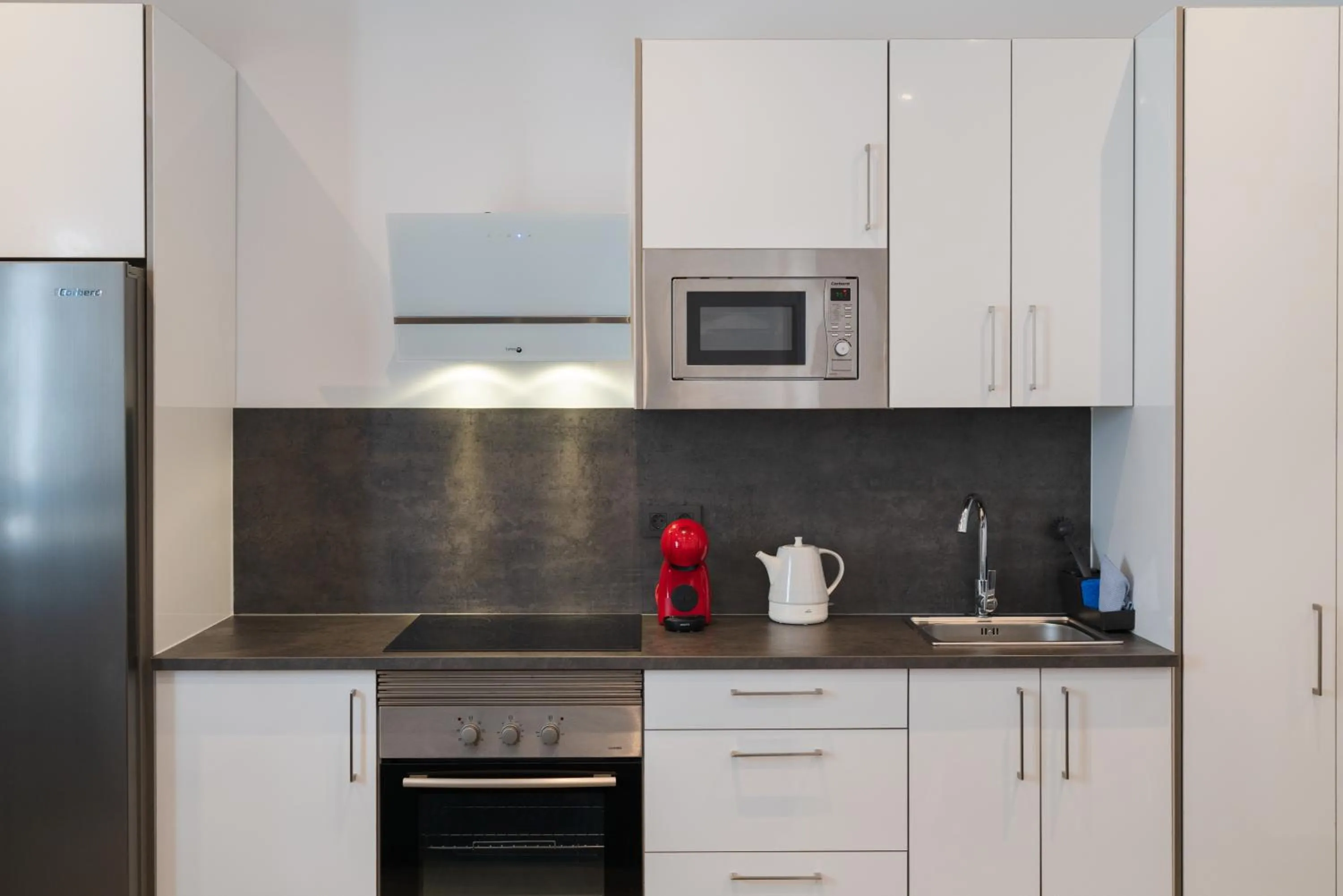 kitchen in Sabbia Suites La Armada