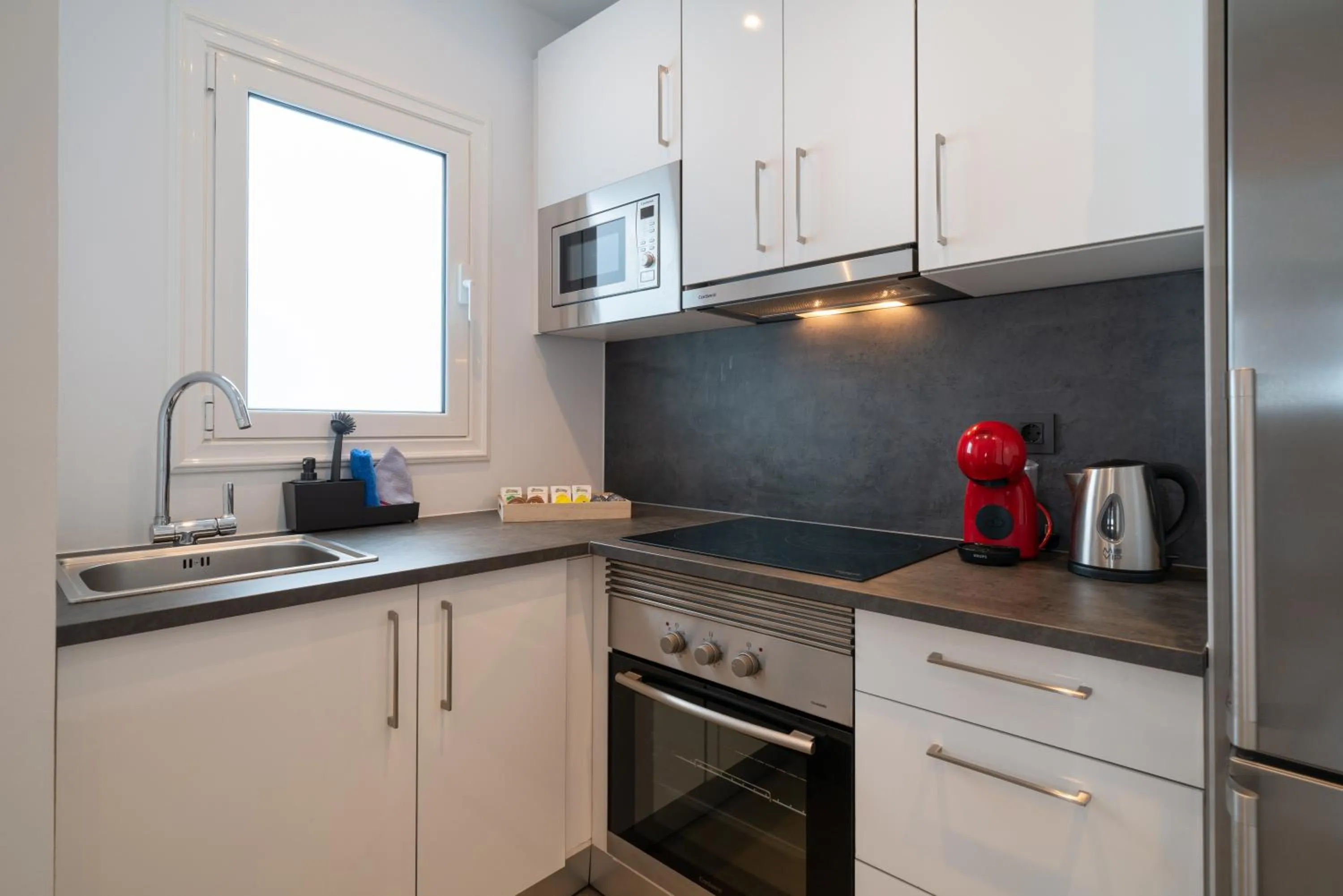 kitchen in Sabbia Suites La Armada