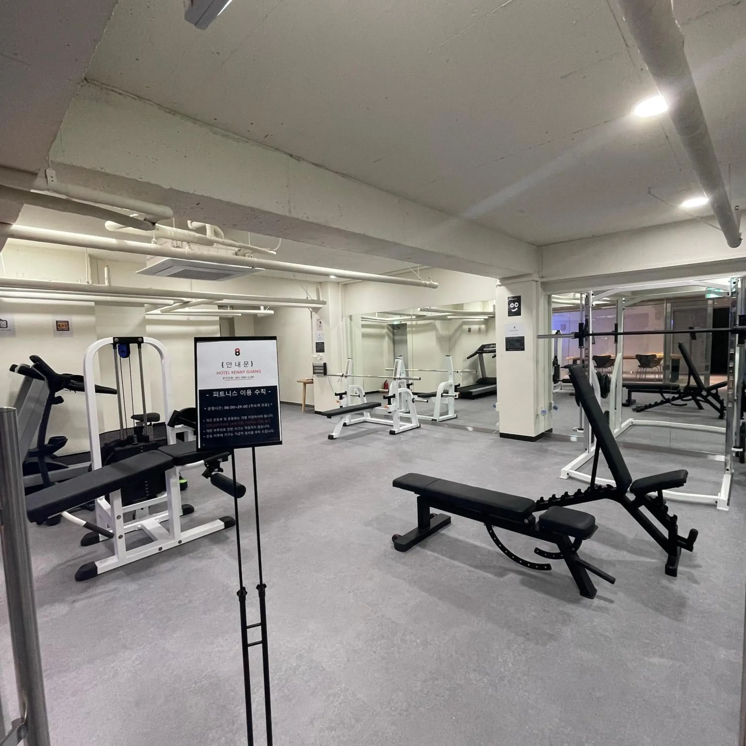 Fitness centre/facilities in Kenny Stay Busan Gijang Fitness centre/facilities in Kenny Stay Busan Gijang