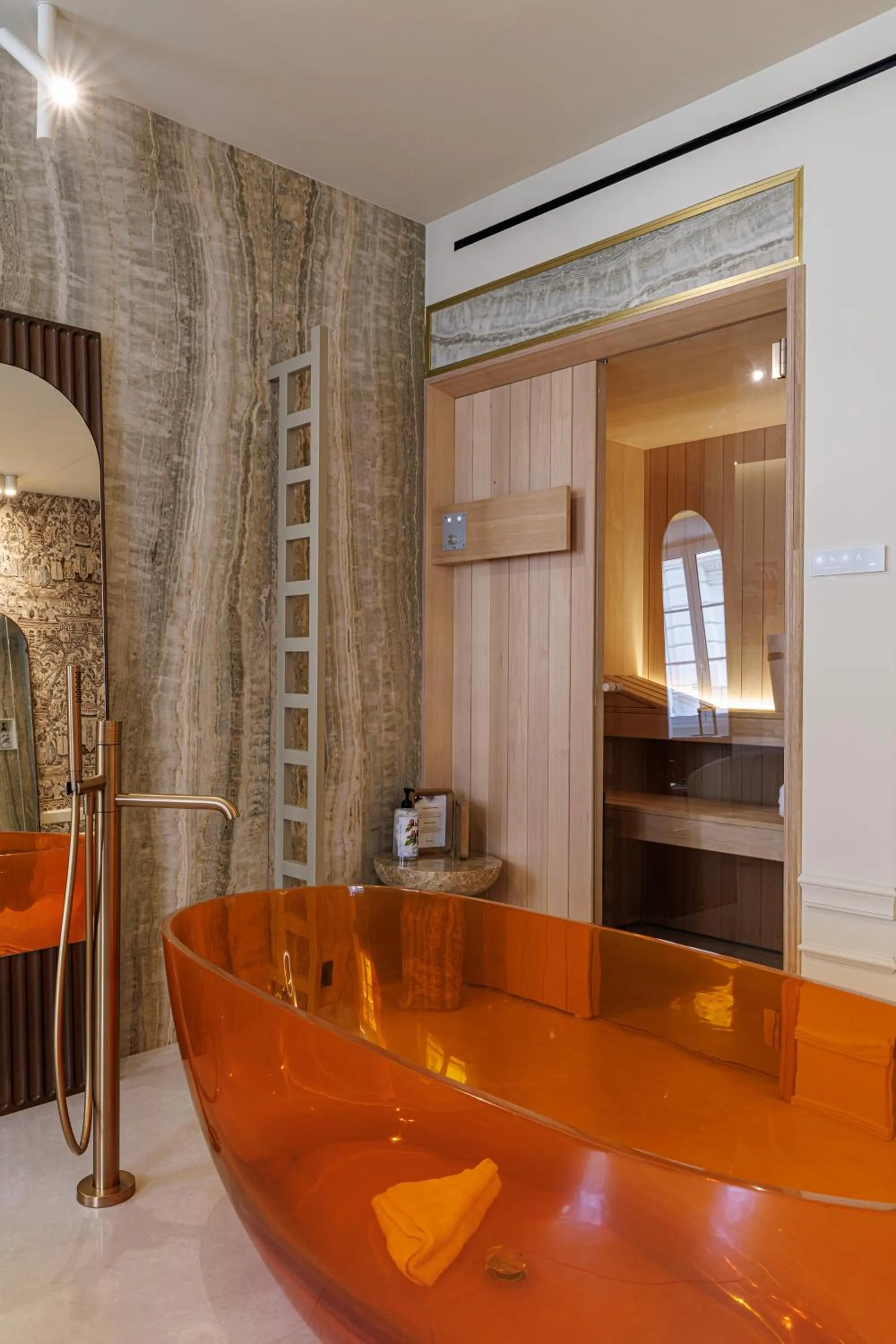 Sauna in Le Dortoir Boutique Suites