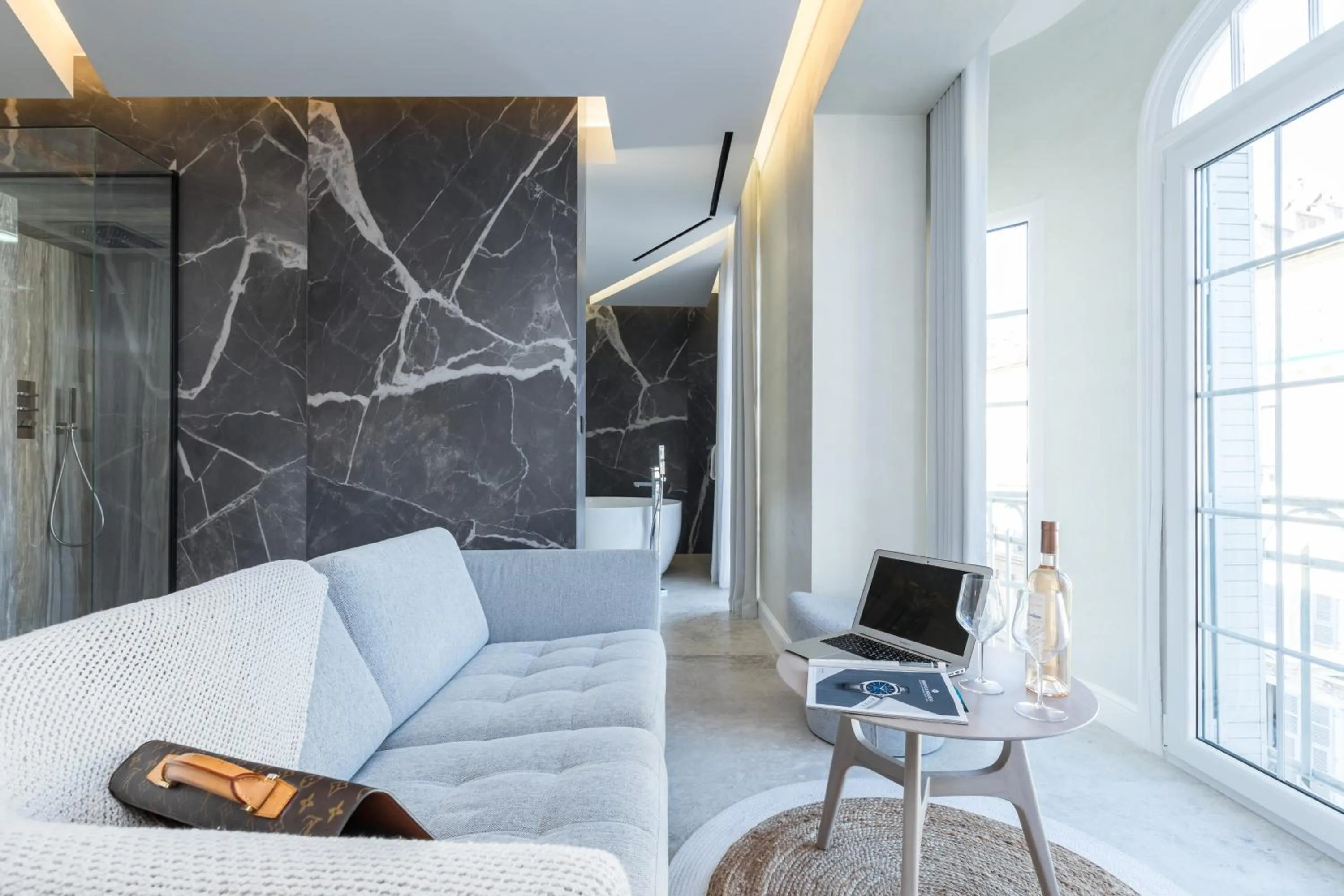 Living room in Le Dortoir Boutique Suites