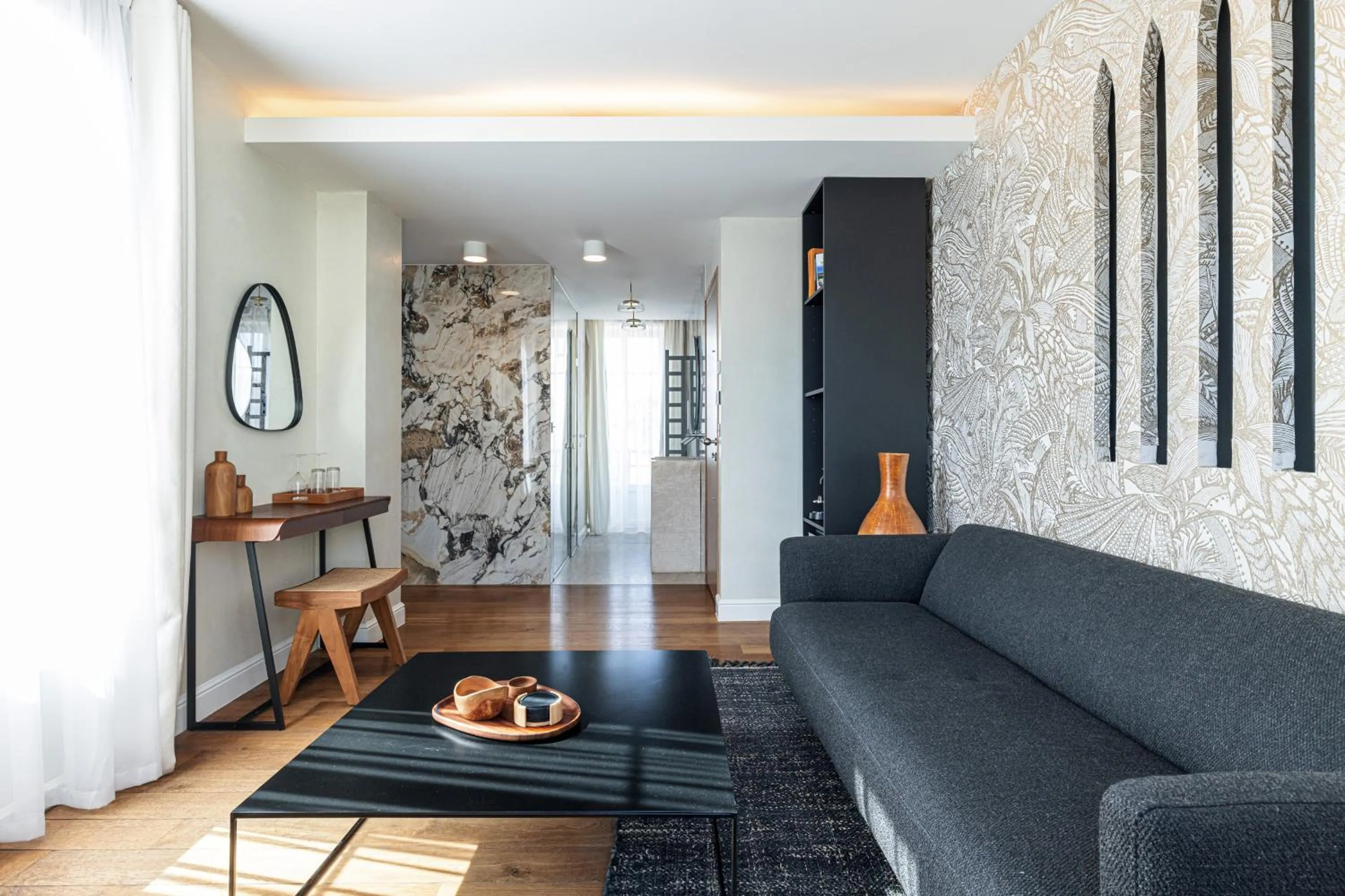 Living room in Le Dortoir Boutique Suites