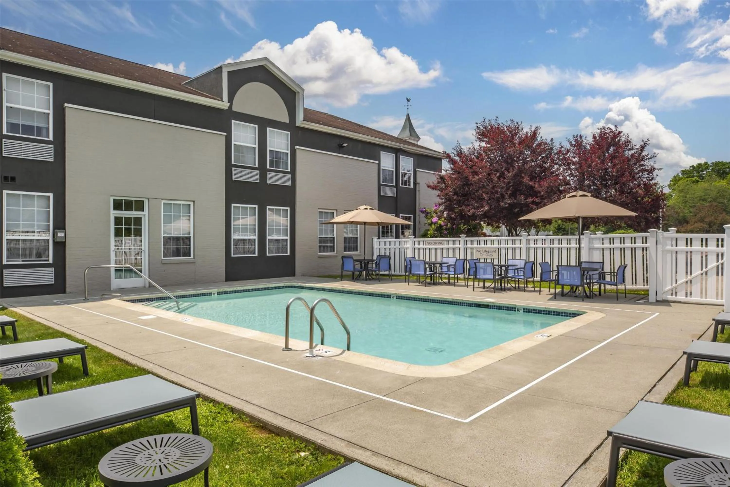 Pool view in Best Western Mystic Hotel