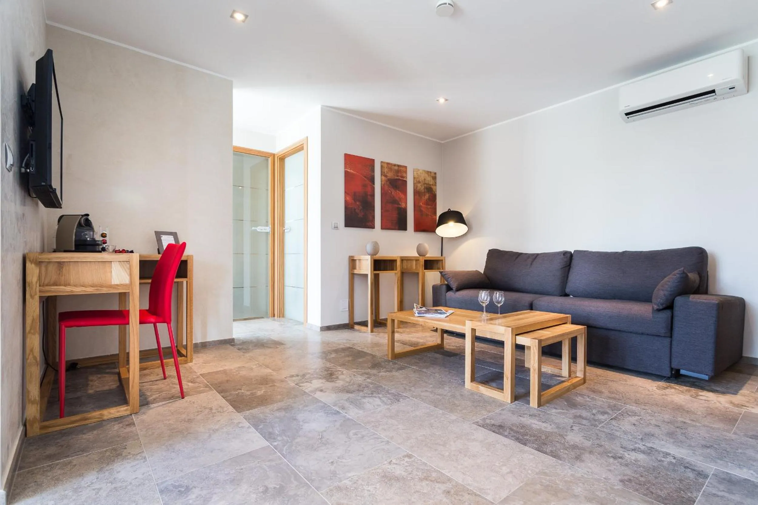 Living room in Villa Velvet