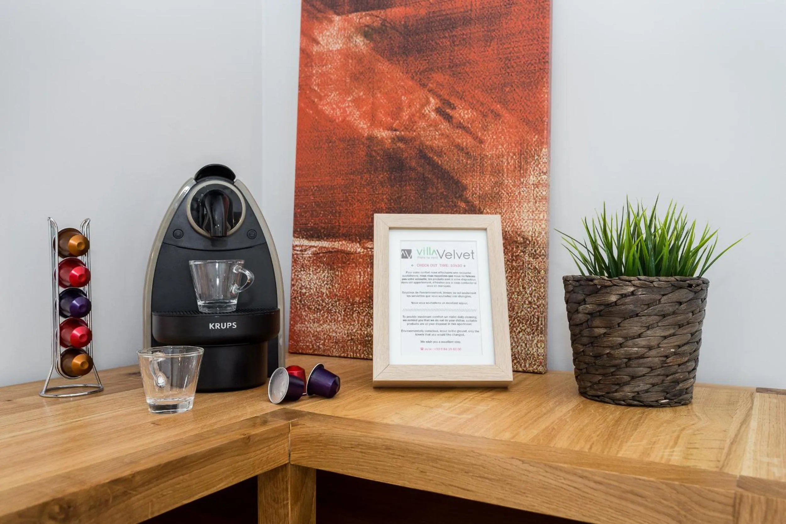 Coffee/tea facilities in Villa Velvet