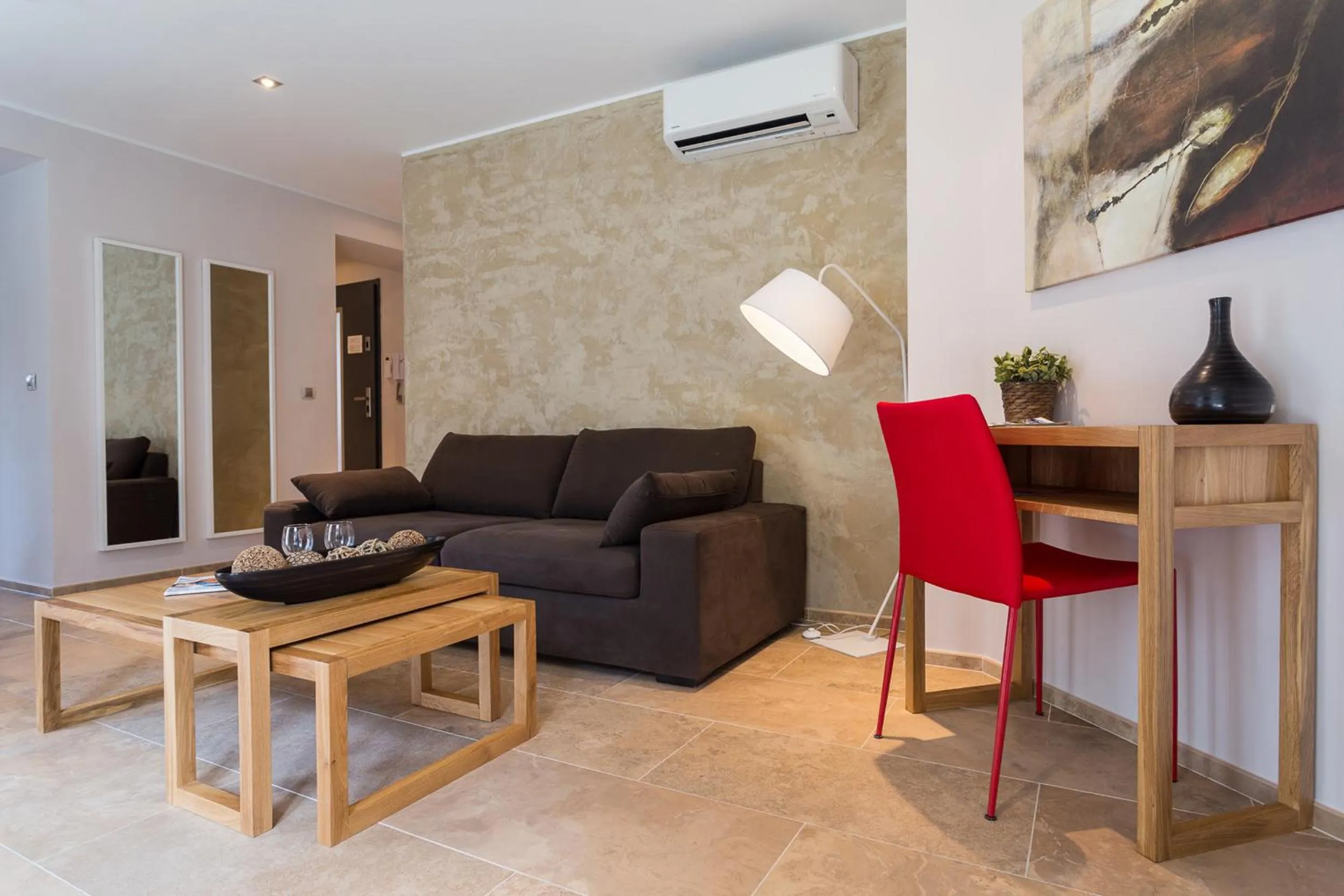 Seating area in Villa Velvet