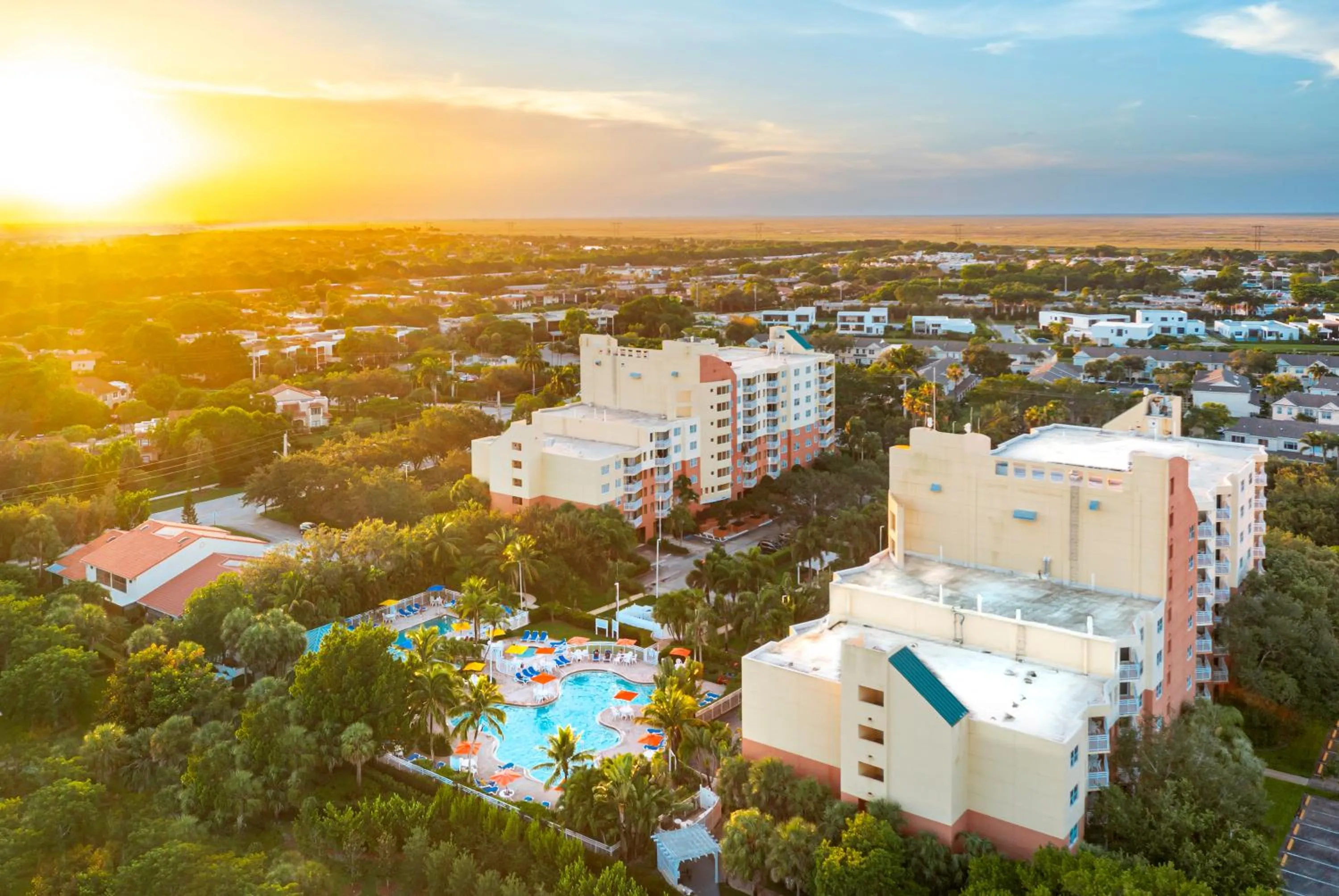 Bird's eye view in Vacation Village at Bonaventure, Fort Lauderdale