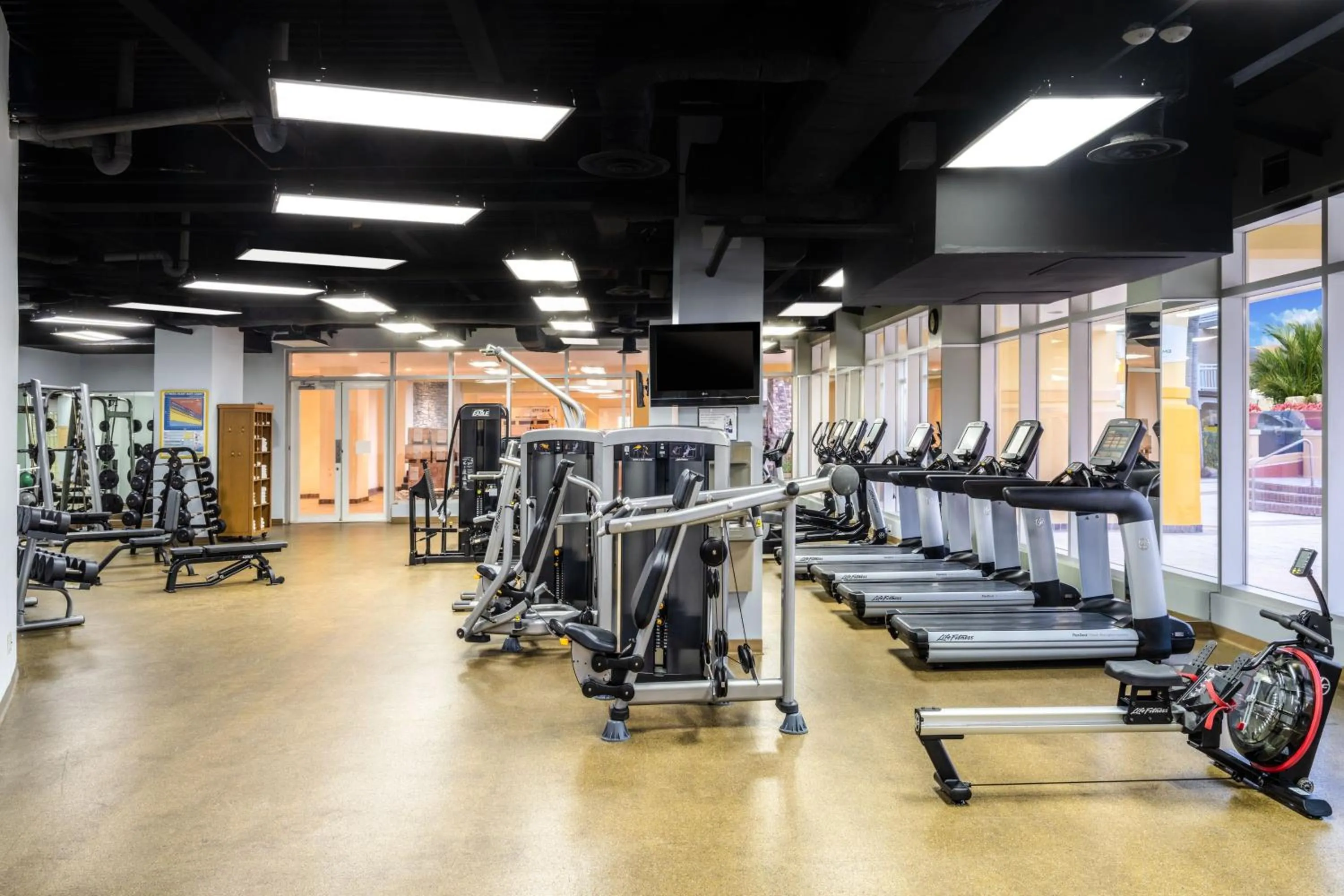 Fitness centre/facilities in Marriott St. Kitts Beach Club