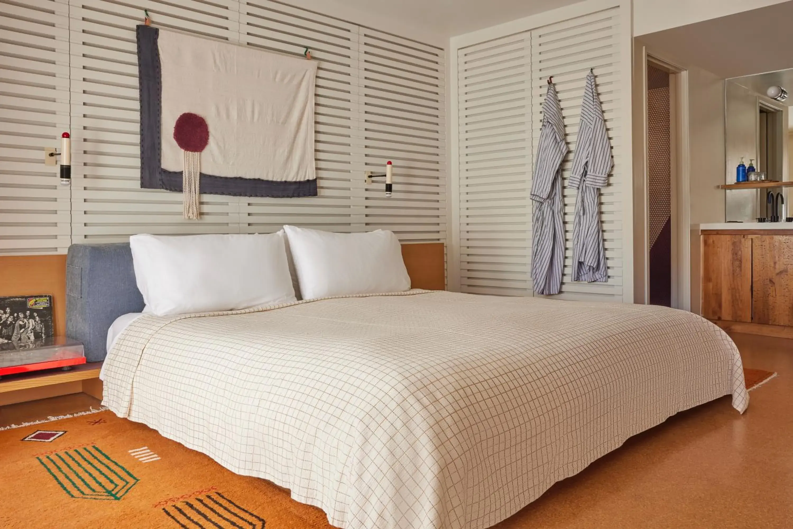 Bed in Ace Hotel and Swim Club Palm Springs Bed in Ace Hotel and Swim Club Palm Springs