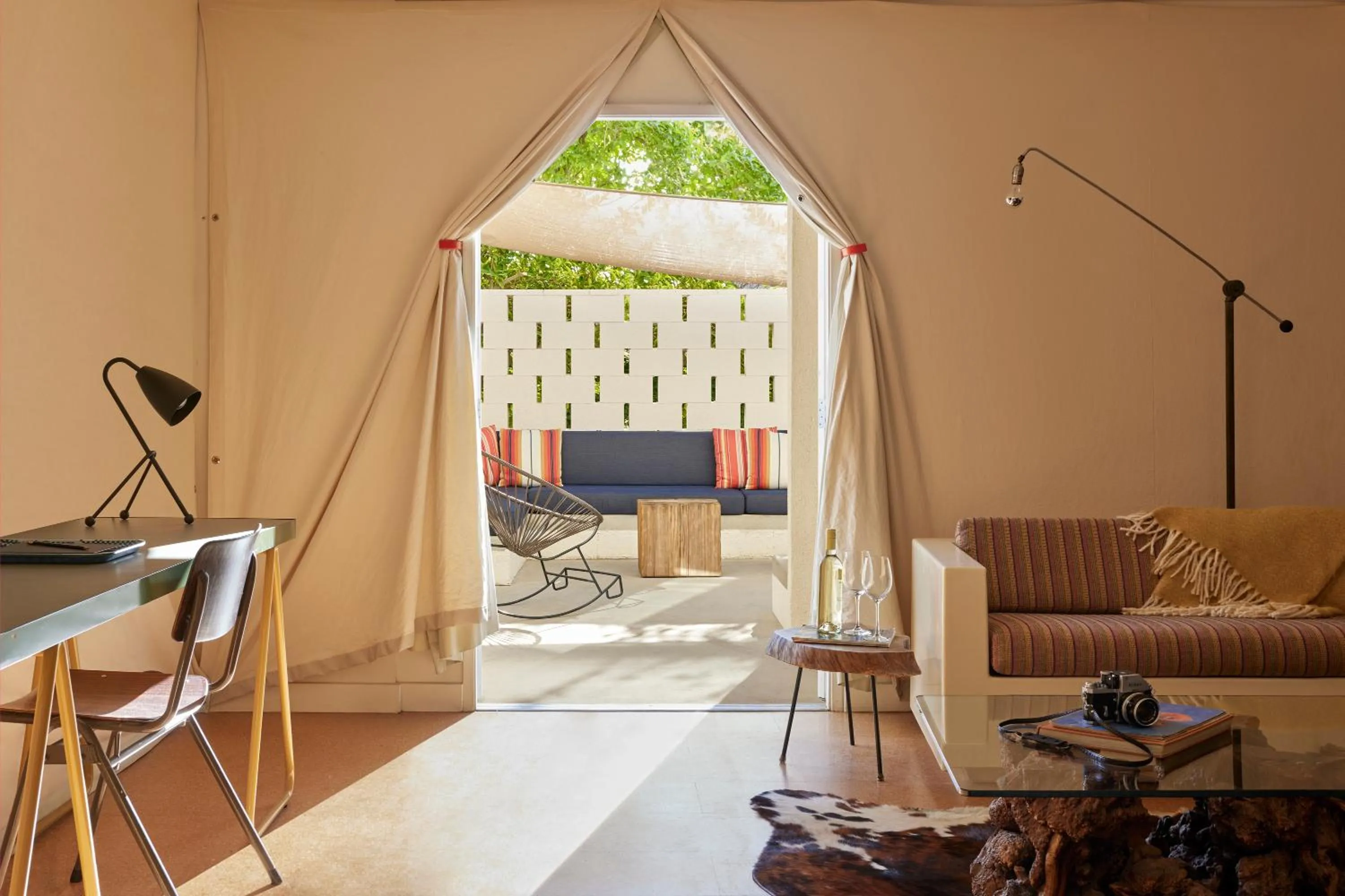 Seating area in Ace Hotel and Swim Club Palm Springs