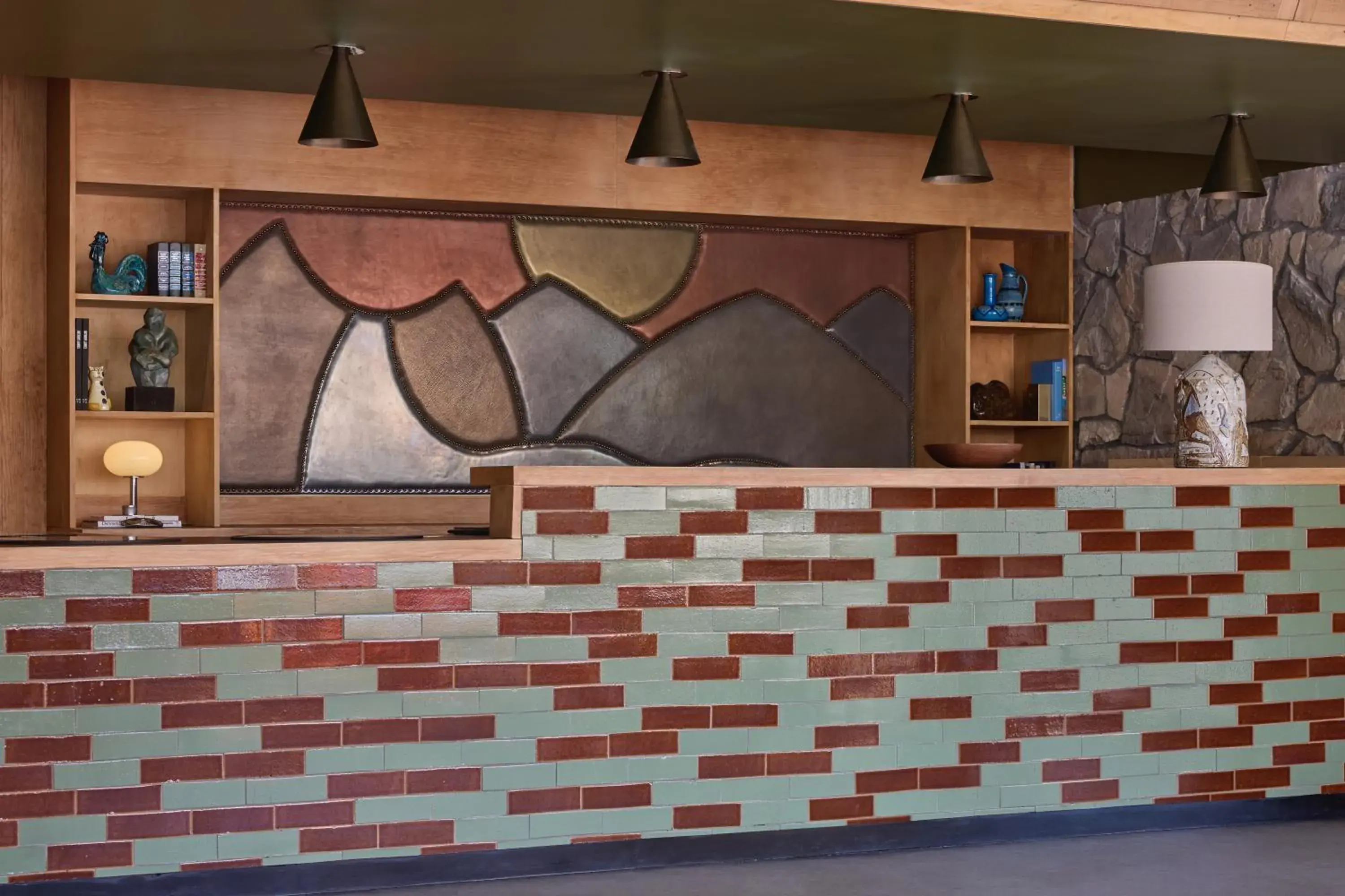 Lobby or reception in Ace Hotel and Swim Club Palm Springs Lobby or reception in Ace Hotel and Swim Club Palm Springs