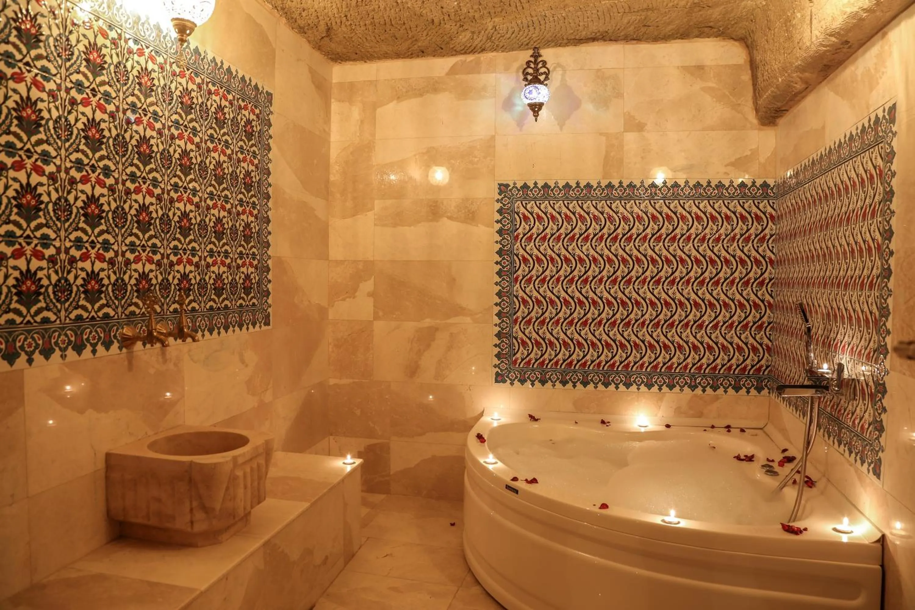 Shower in Goreme Palace Cave Suites