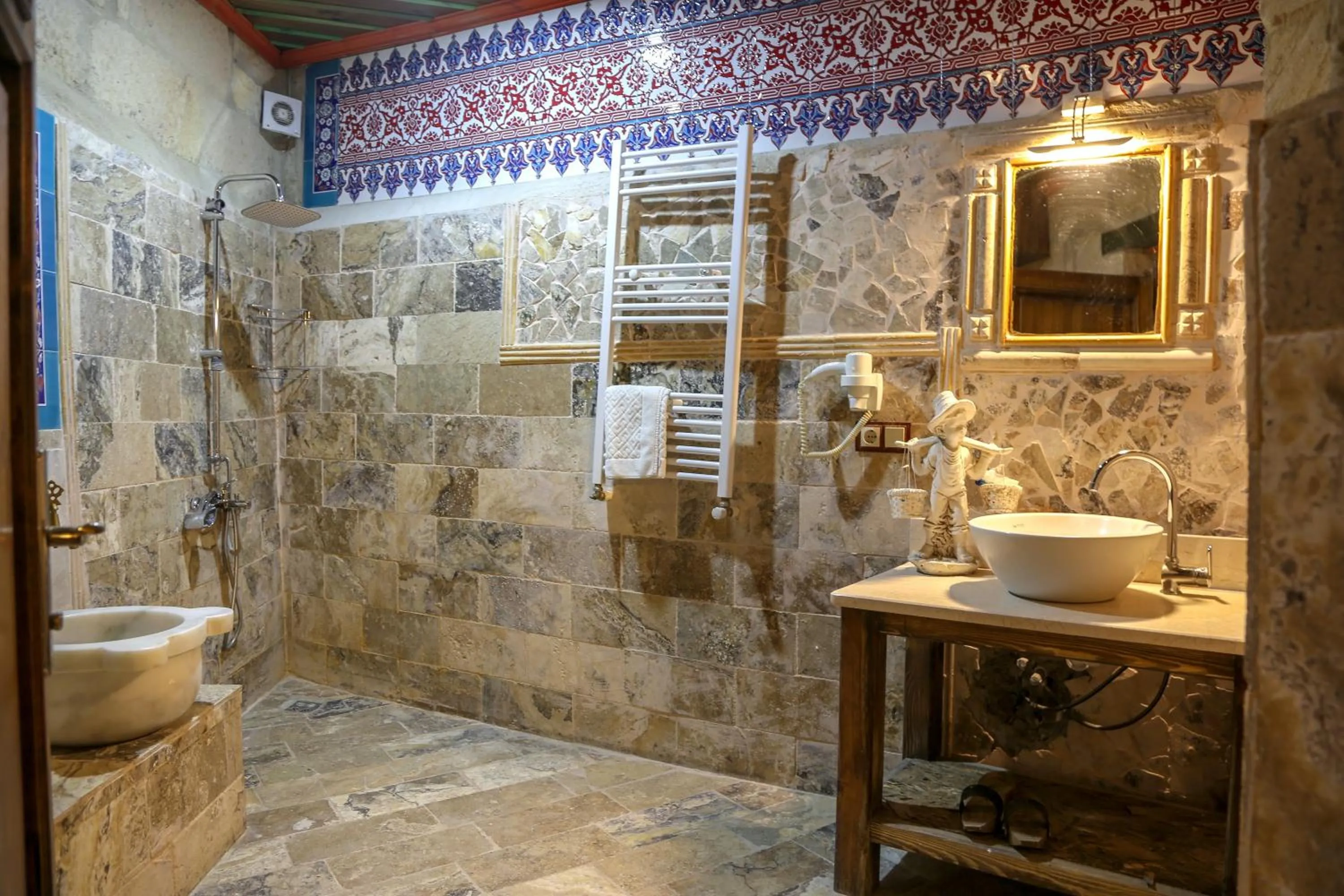 Shower in Goreme Palace Cave Suites