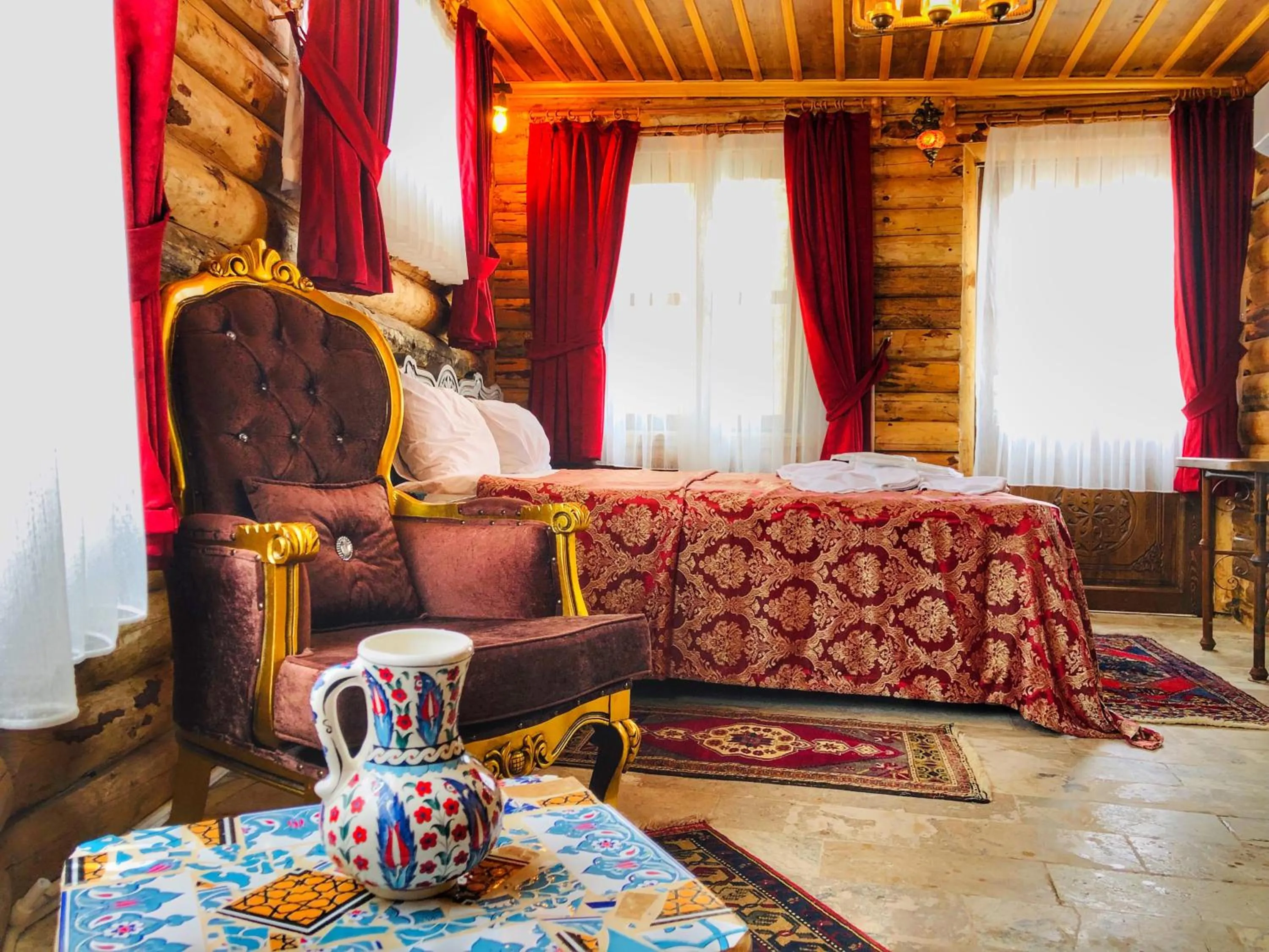 Bedroom in Goreme Palace Cave Suites