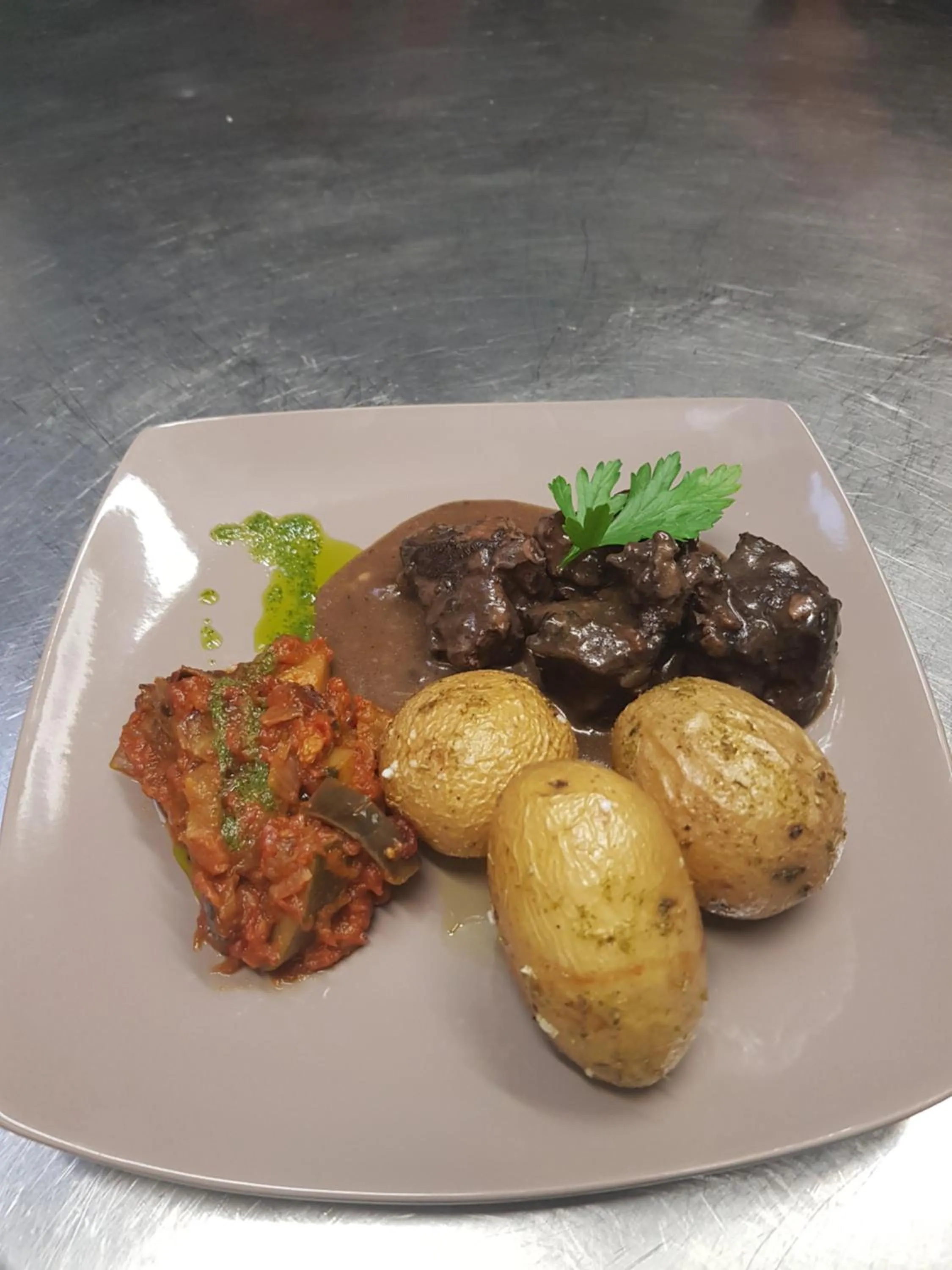 Dinner in Hôtel Restaurant Le Mas De L'Olivier