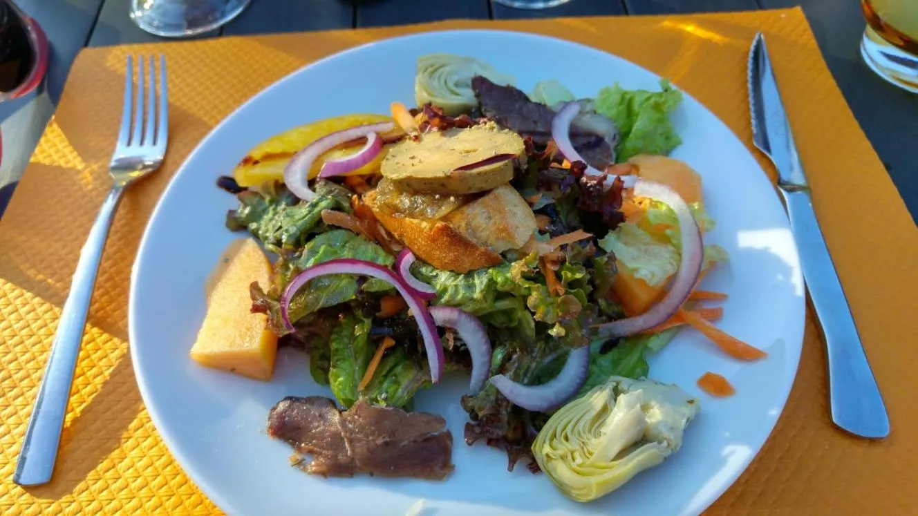 Dinner in Hôtel Restaurant Le Mas De L'Olivier