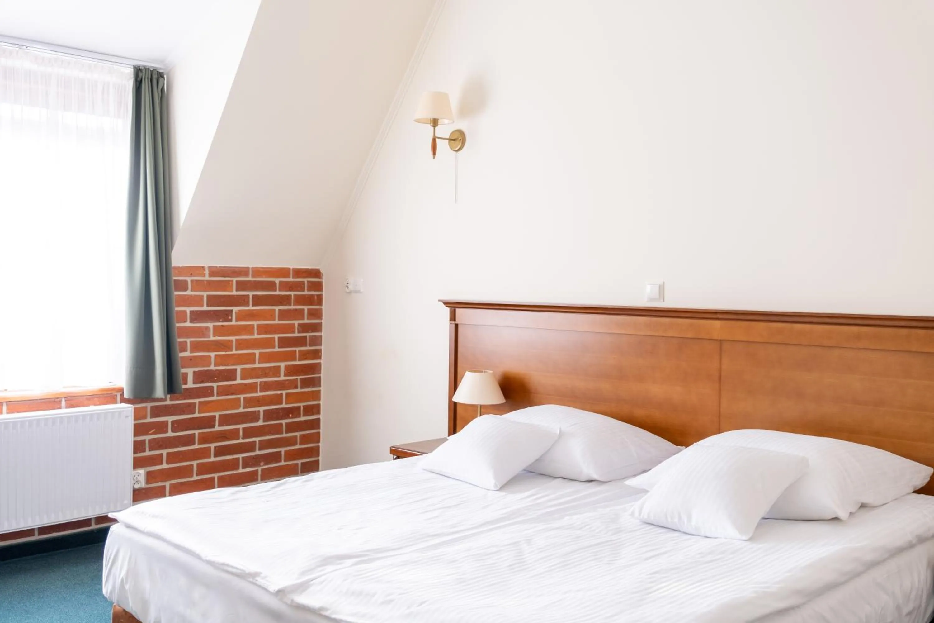 Bed in Hotel Szymbark