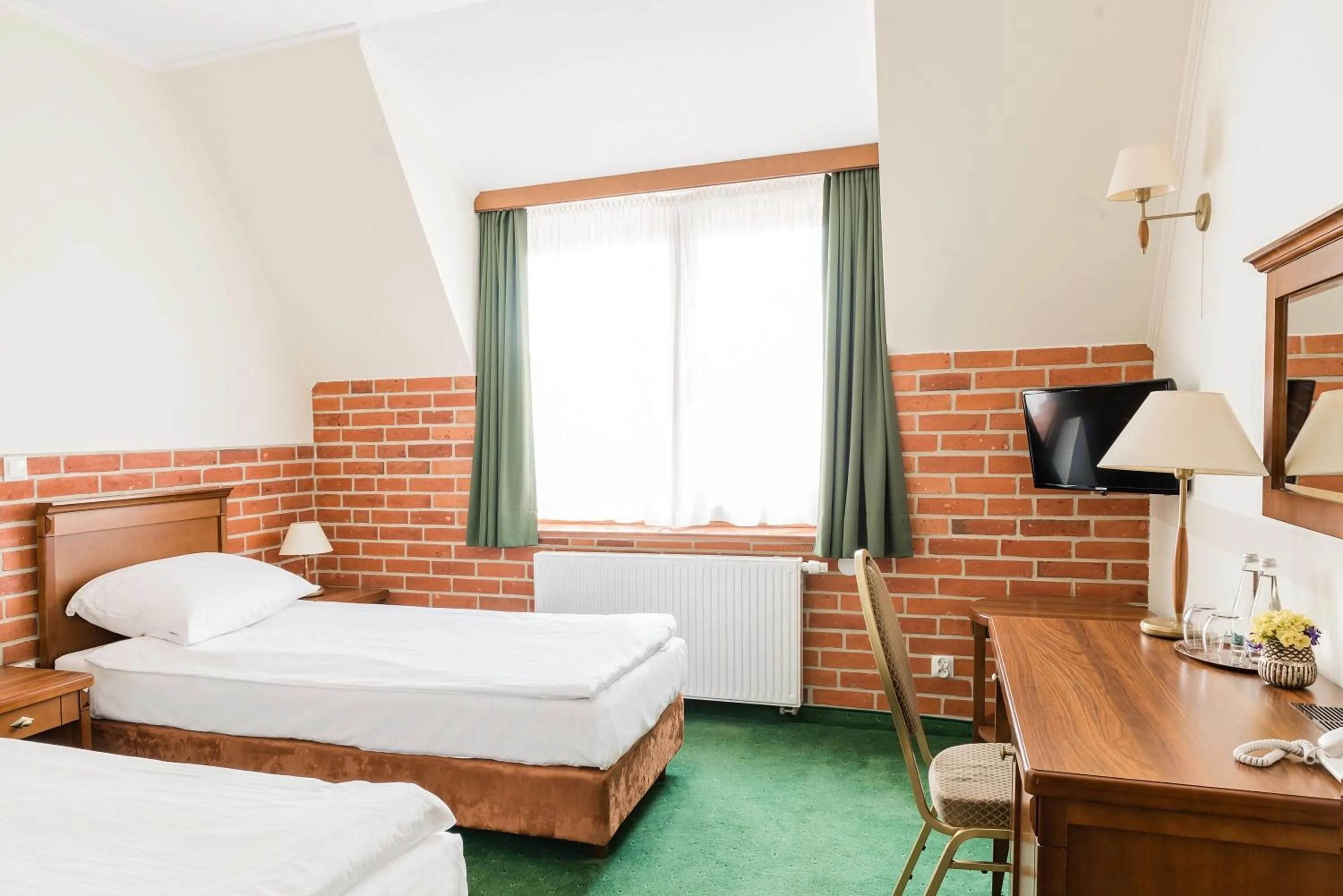 Bed in Hotel Szymbark