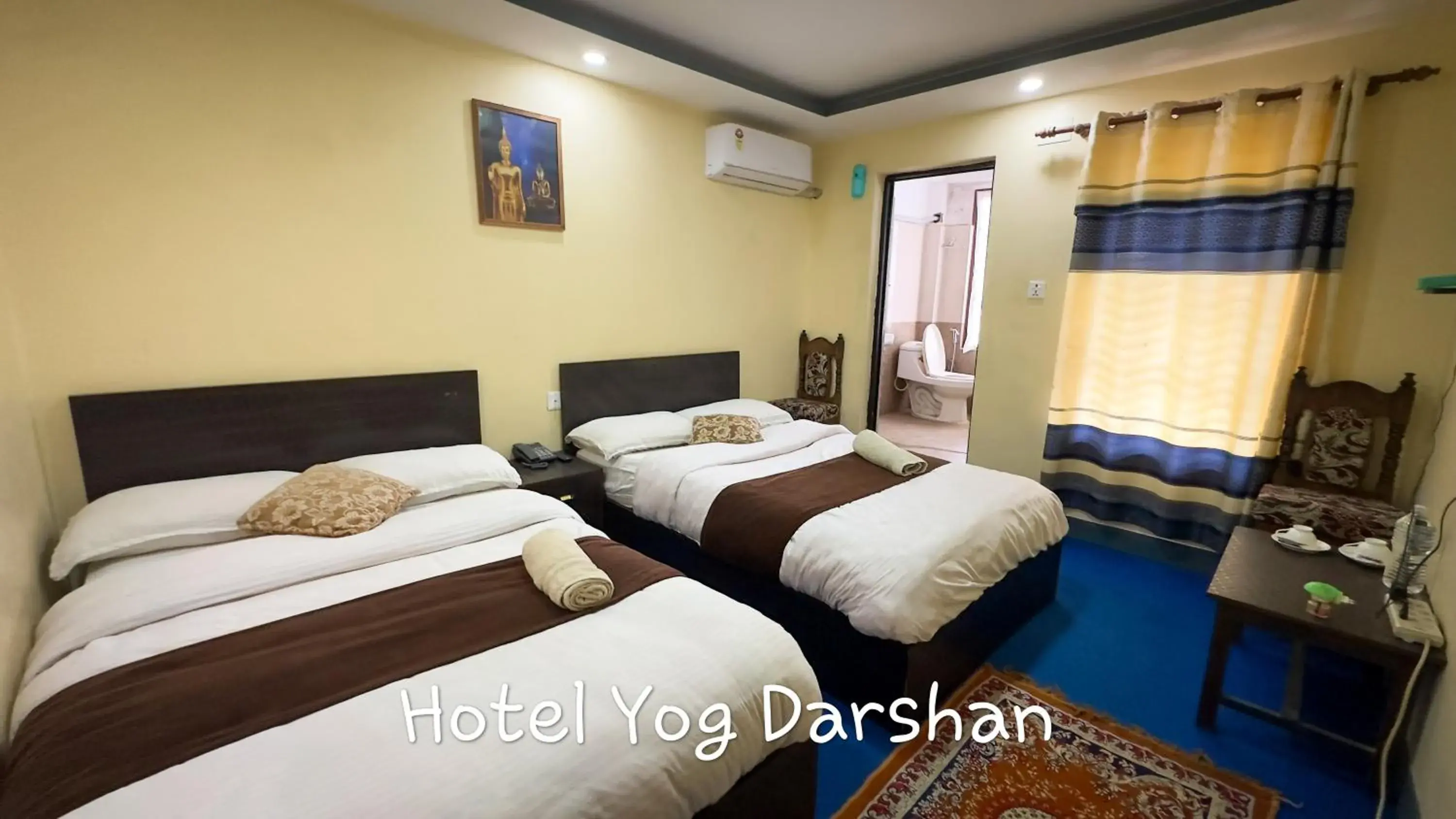 Superior Queen Room with Two Queen Beds in Hotel Yog Darshan Superior Queen Room with Two Queen Beds in Hotel Yog Darshan