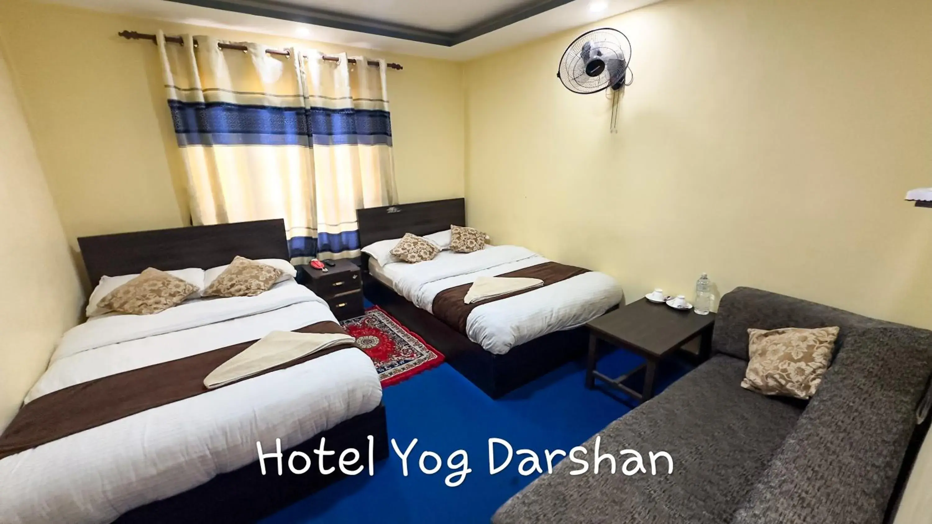 Standard Queen Room with Two Queen Beds in Hotel Yog Darshan Standard Queen Room with Two Queen Beds in Hotel Yog Darshan