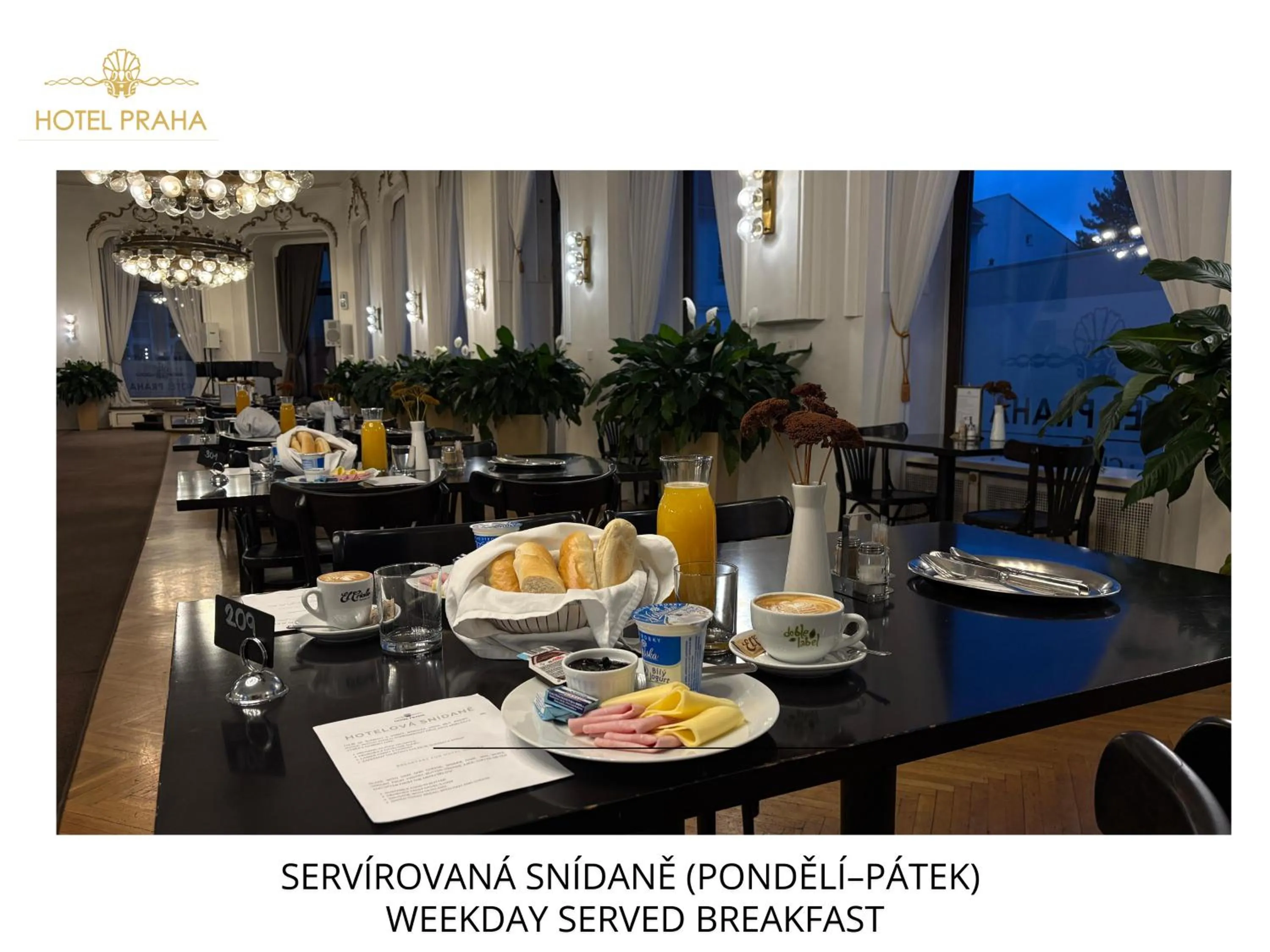 Breakfast in B&B Hotel Praha