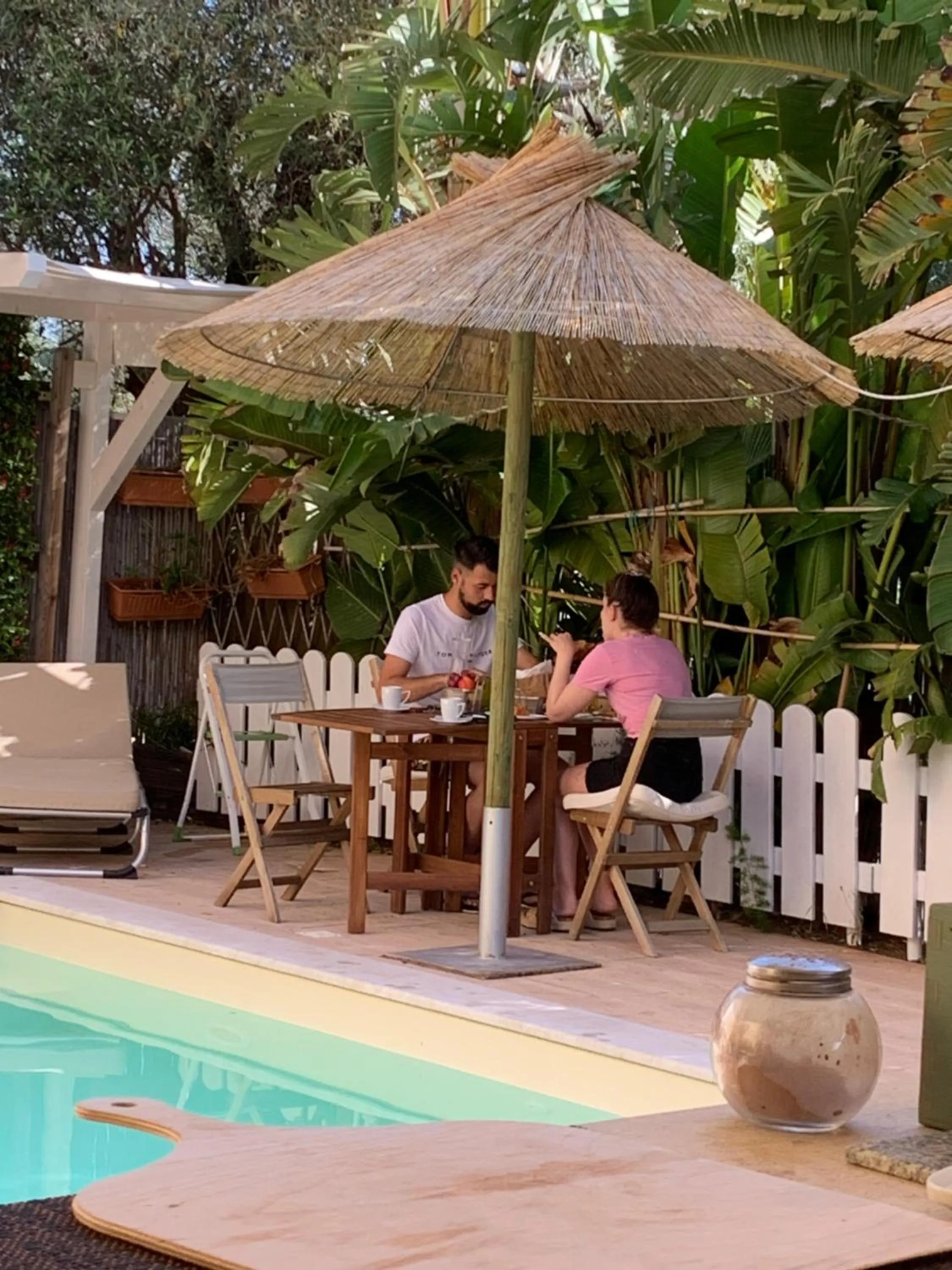 group of guests in L'Oasi Di Franco