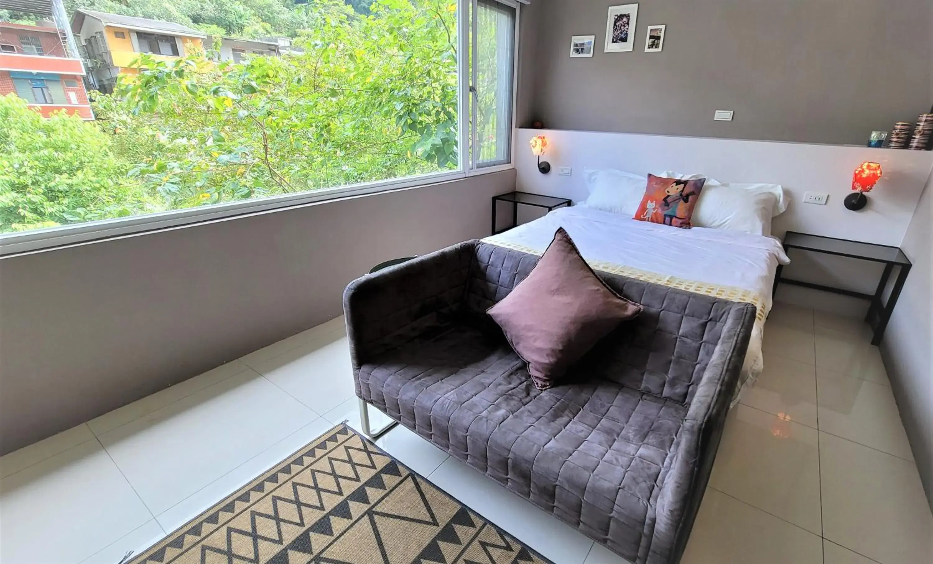 Photo of the whole room, Bed in Xi Yin Zhi Su Photo of the whole room, Bed in Xi Yin Zhi Su