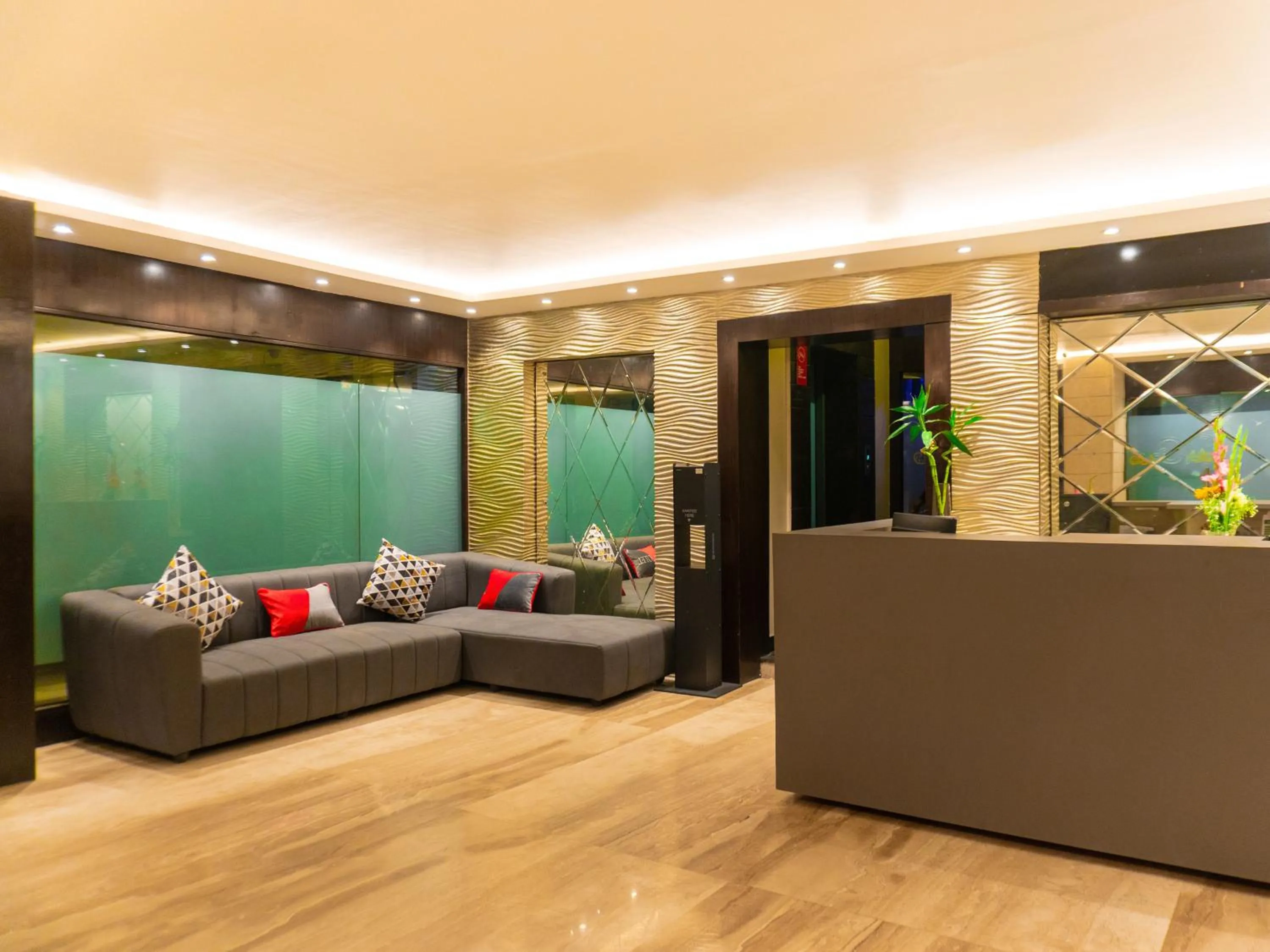 Lobby or reception in Hotel Golden Treat