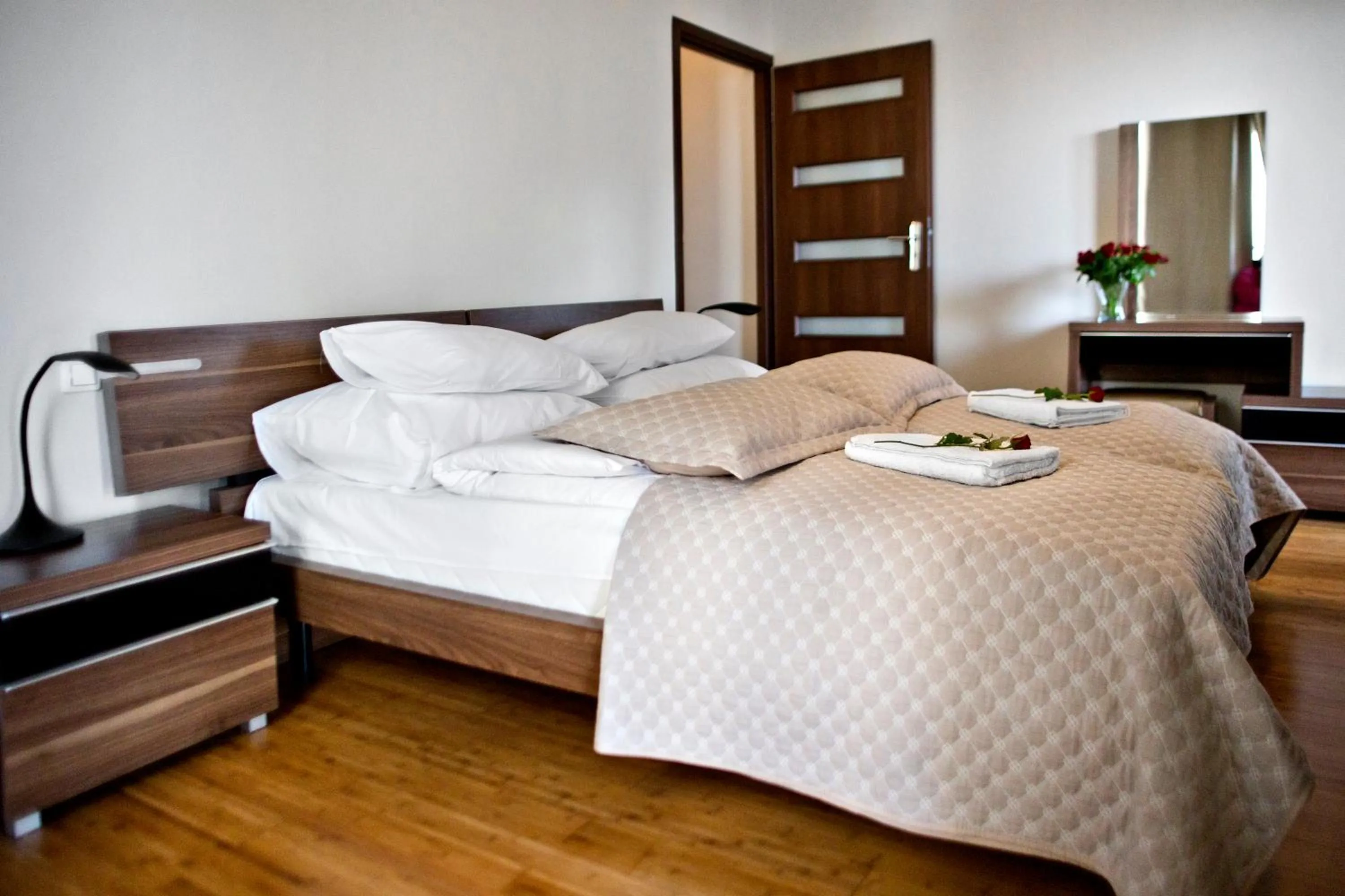 Bedroom, Bed in 2 bedrooms Bukowinska P&O Serviced Apartments
