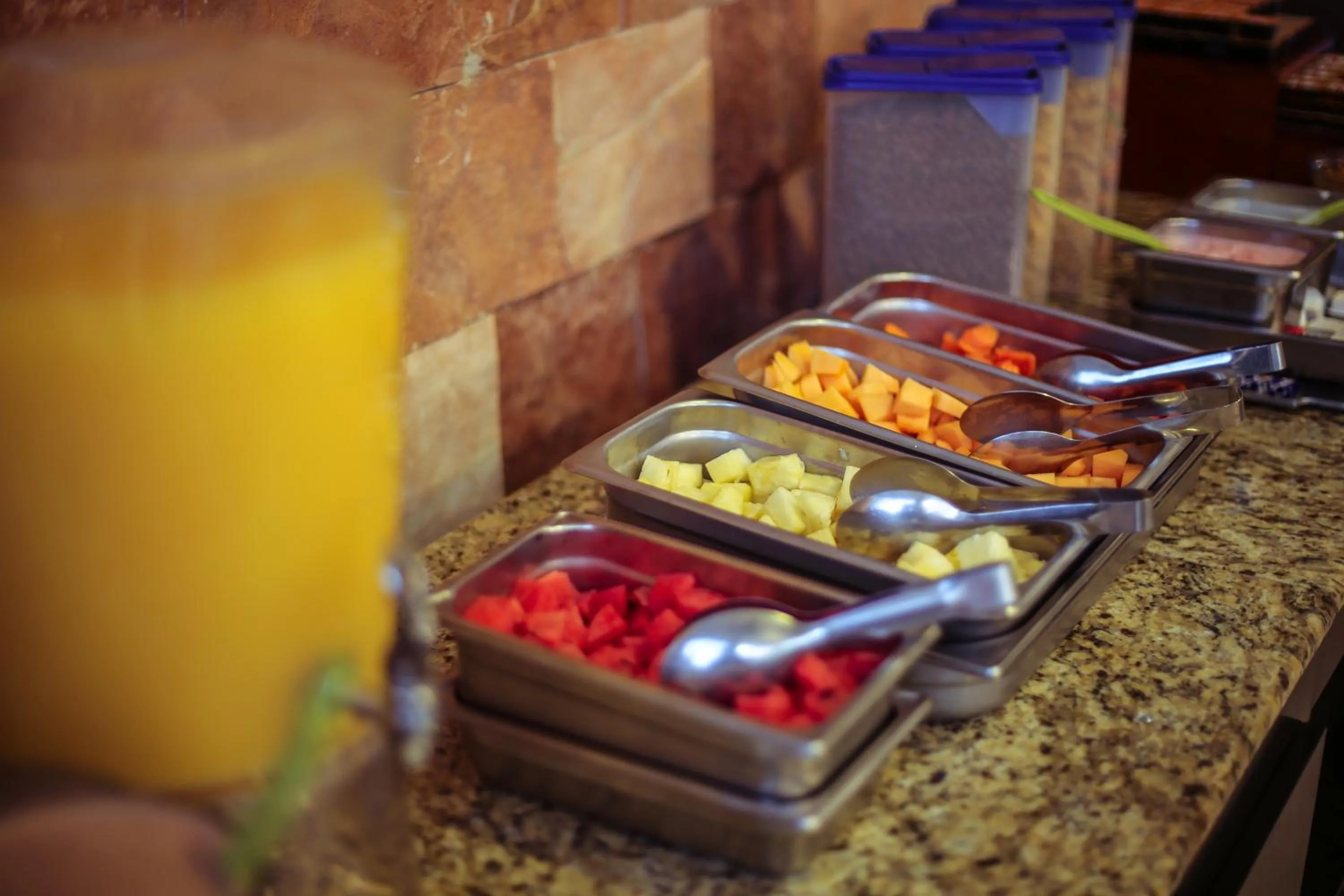 Buffet breakfast in Hotel Las Golondrinas