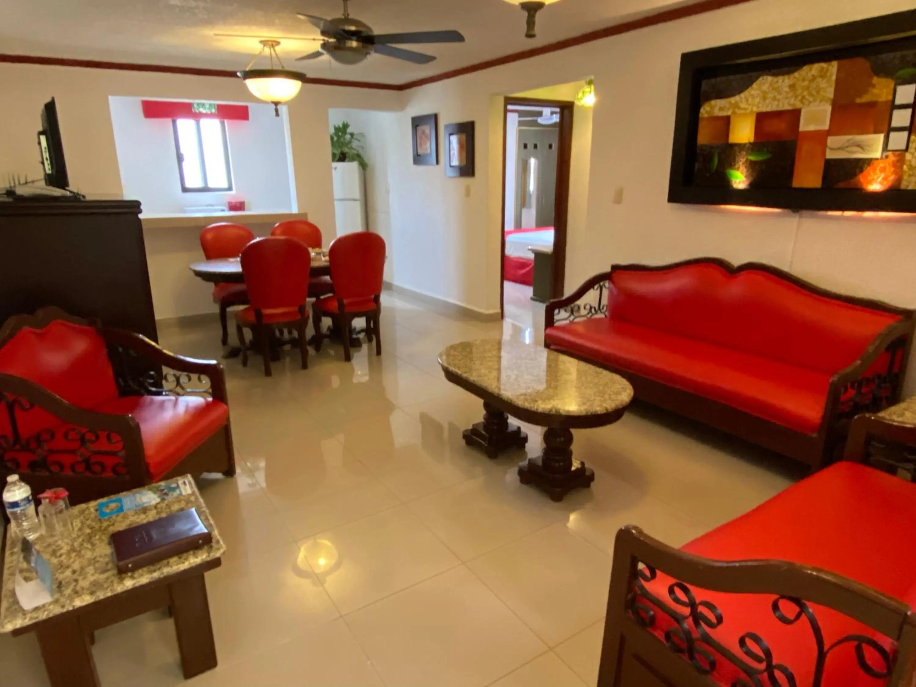 Living room in Hotel Las Golondrinas