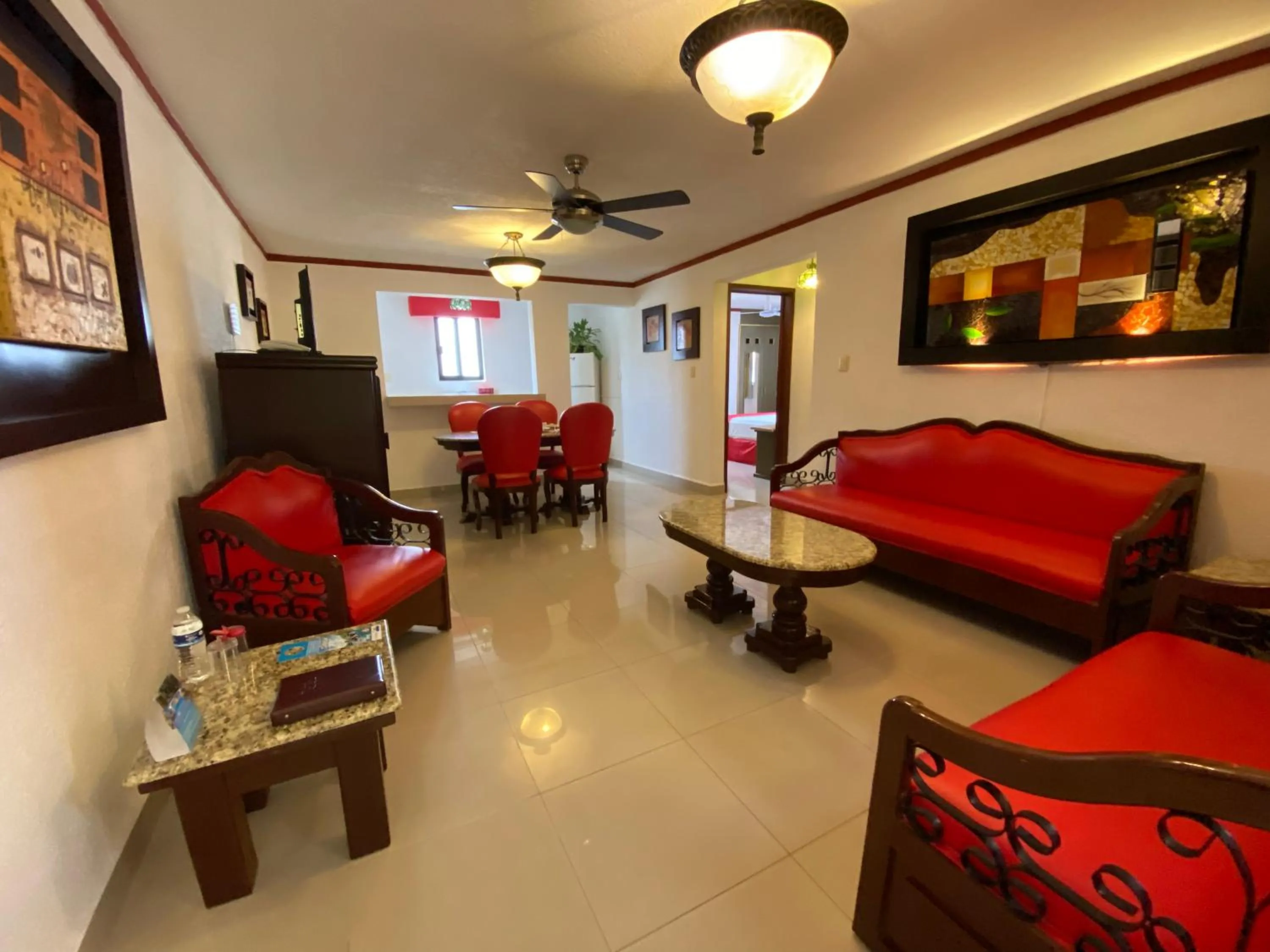 Living room in Hotel Las Golondrinas