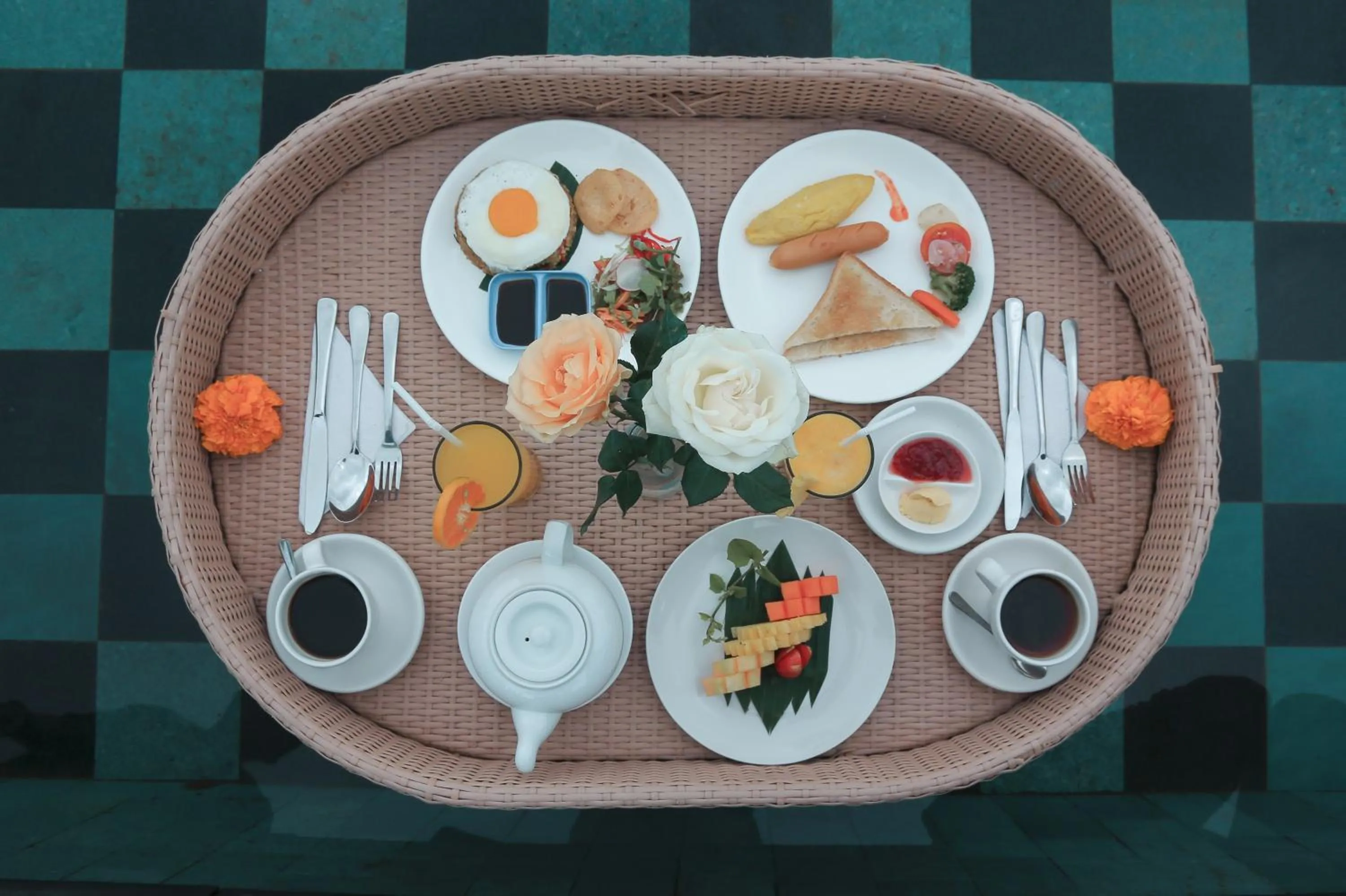 Breakfast in Maha Shanti Ubud Villa