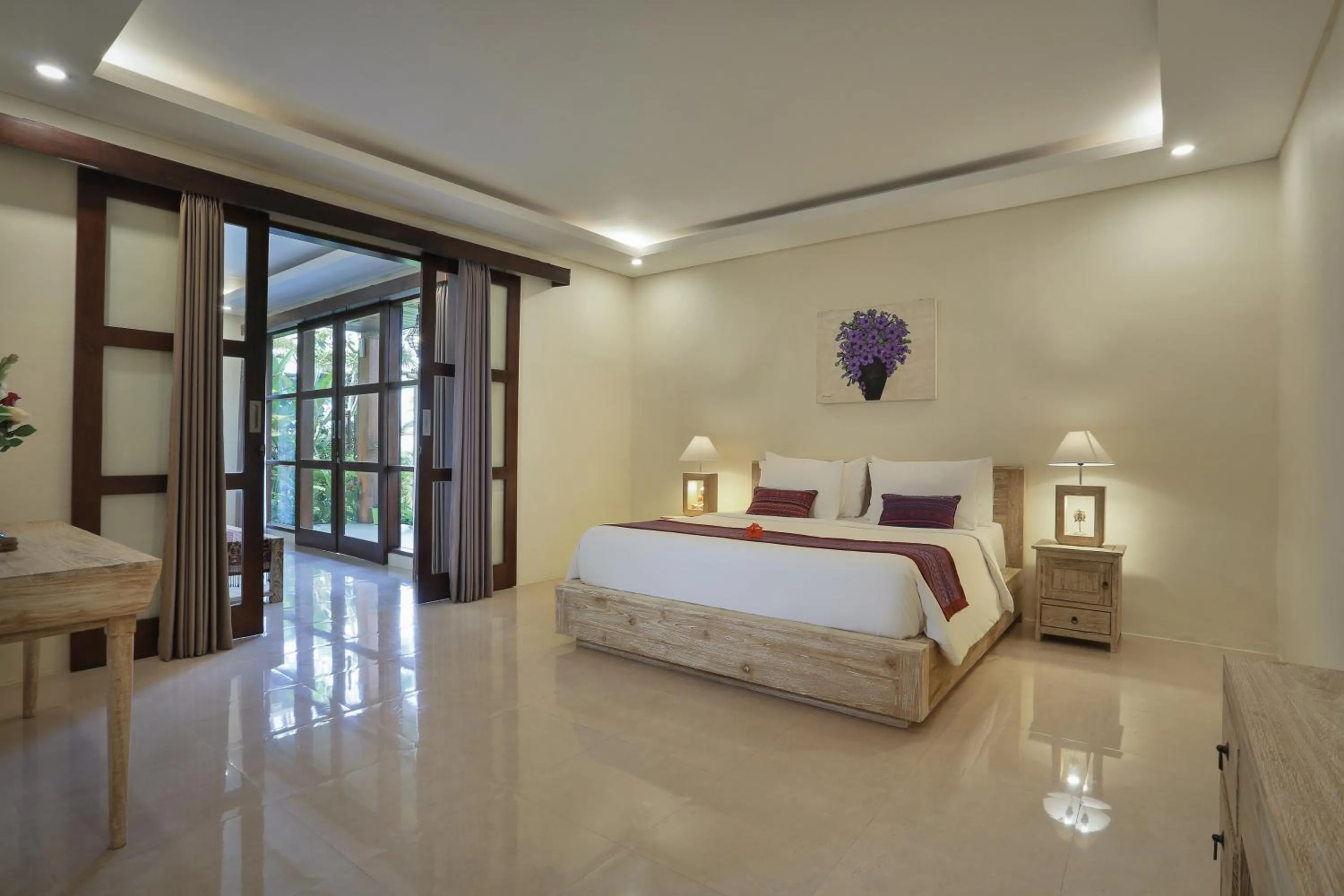 Bedroom, Bed in Maha Shanti Ubud Villa