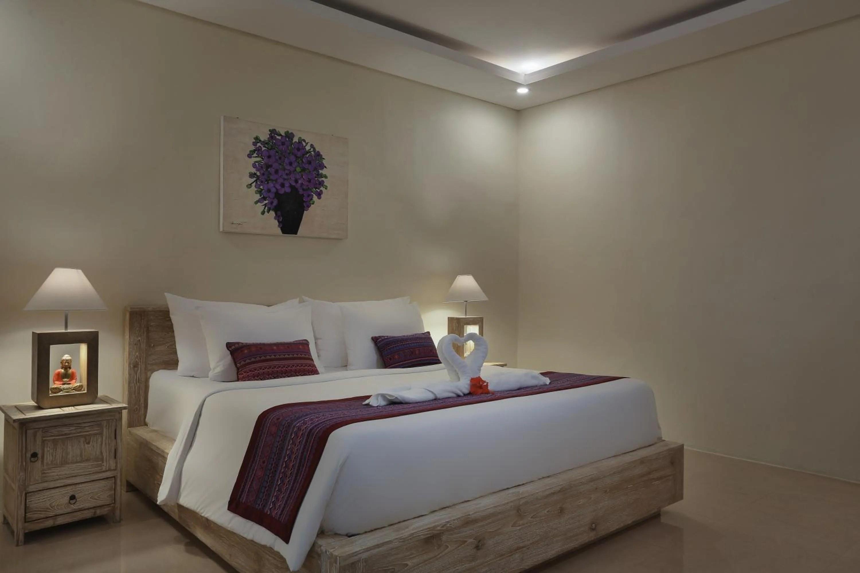 Bedroom, Bed in Maha Shanti Ubud Villa