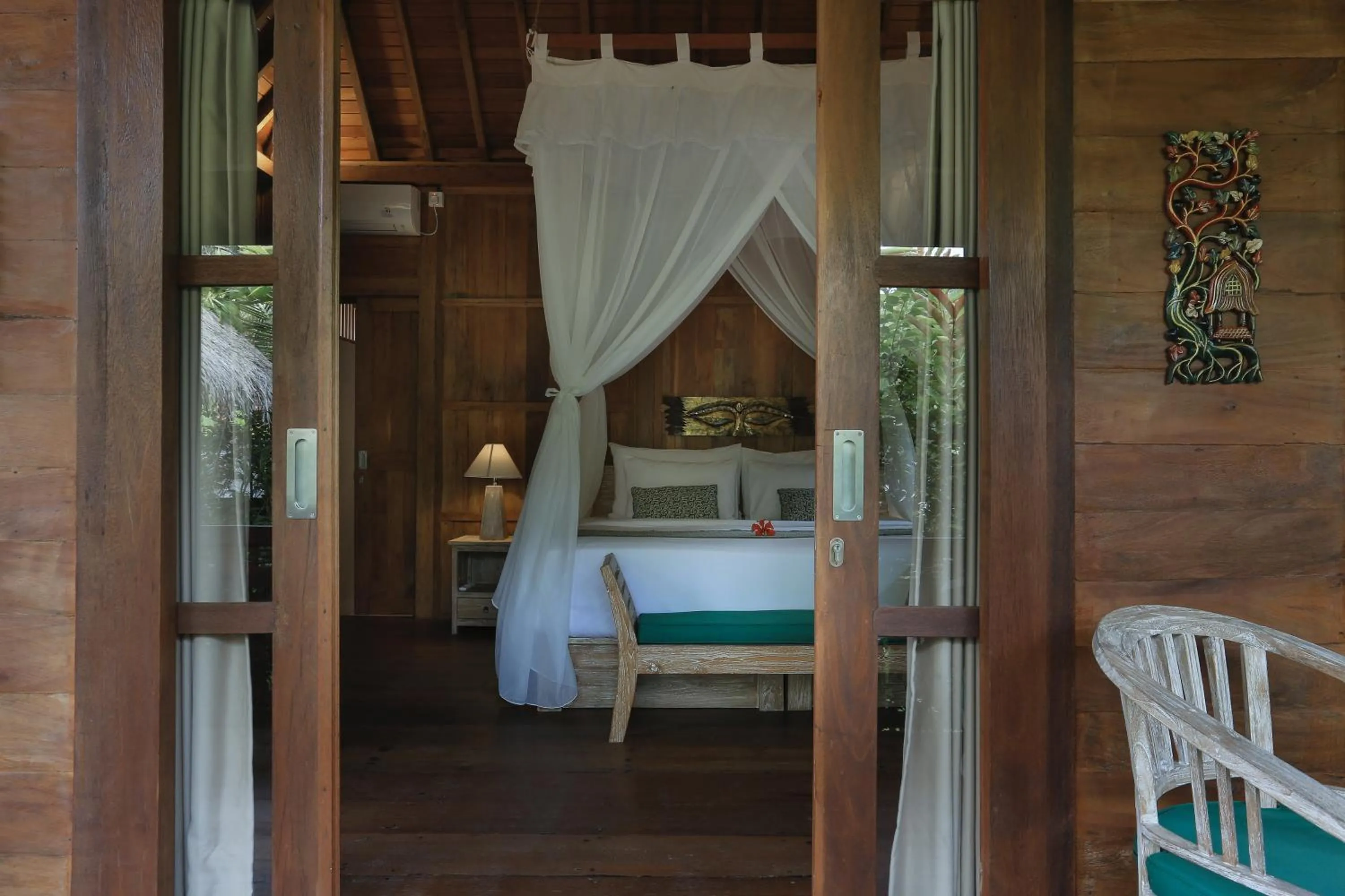 Bedroom, Bed in Maha Shanti Ubud Villa