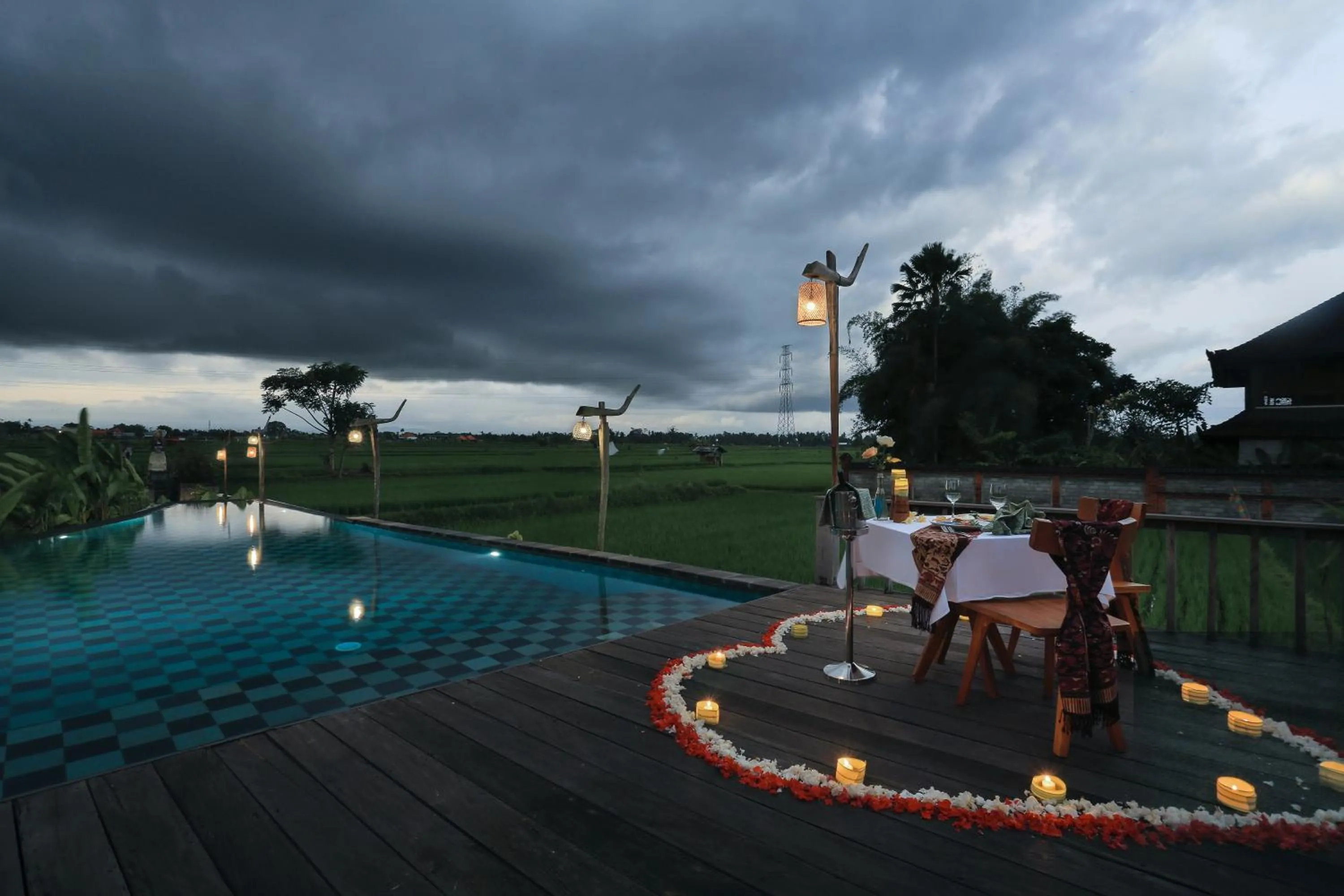 Swimming pool in Maha Shanti Ubud Villa