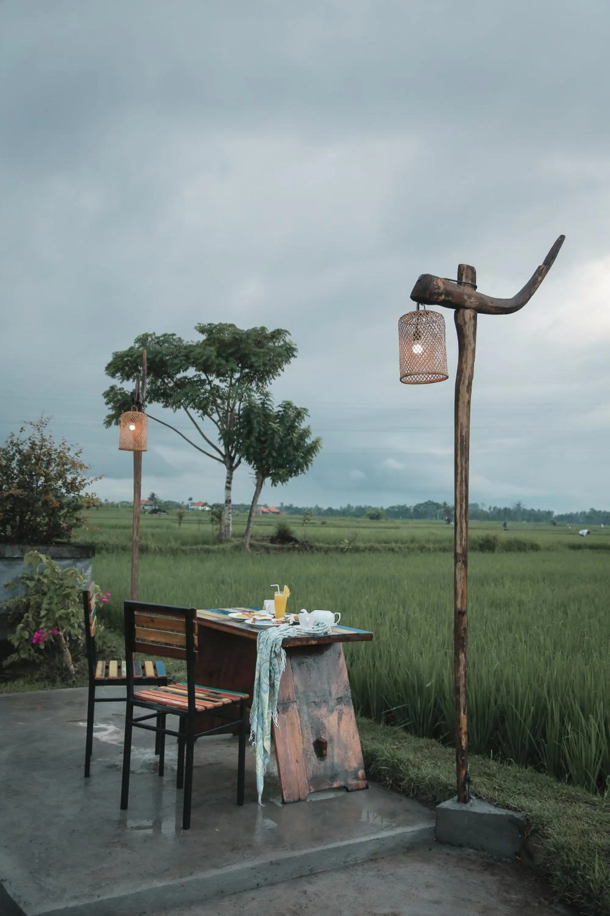 Dinner in Maha Shanti Ubud Villa