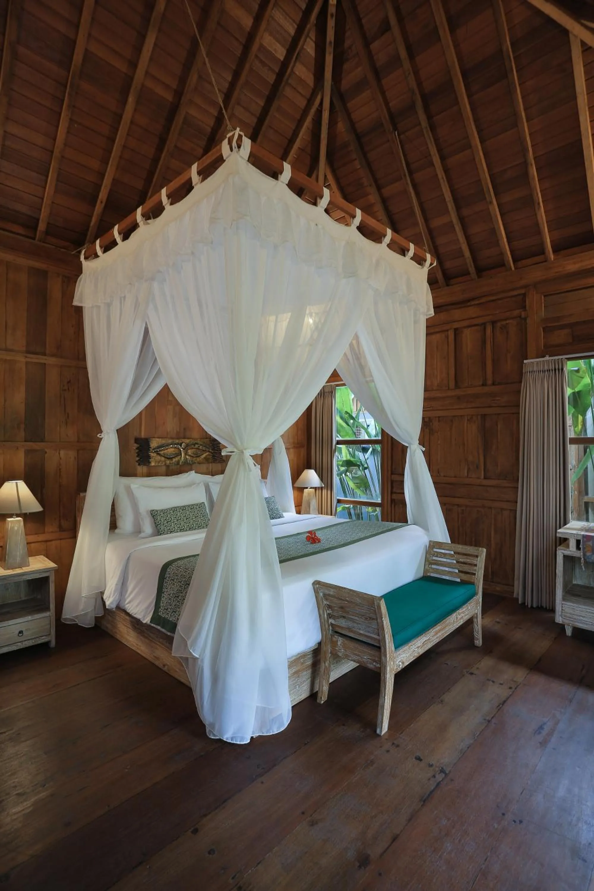 Bedroom, Bed in Maha Shanti Ubud Villa