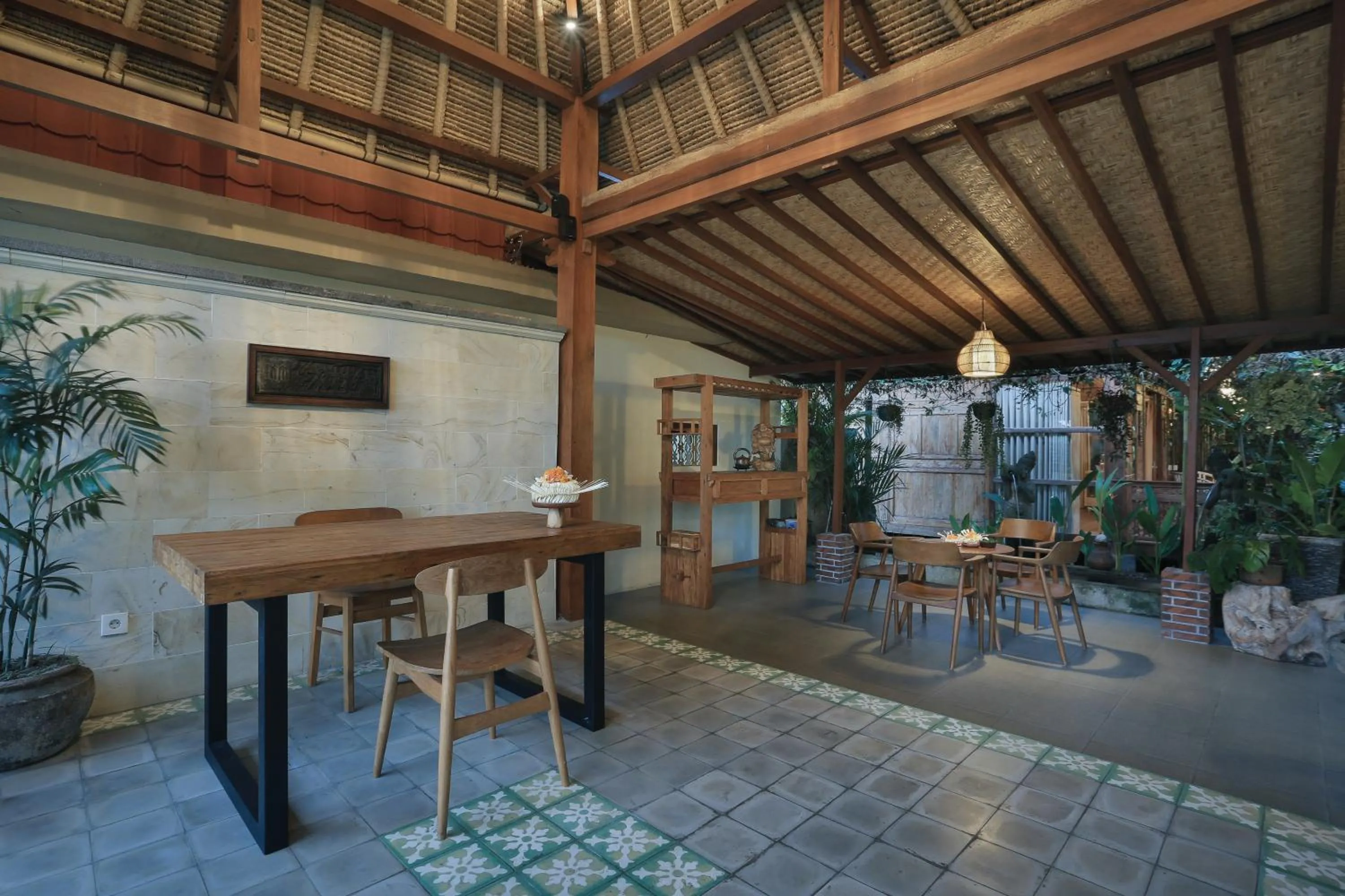 Lobby or reception in Maha Shanti Ubud Villa