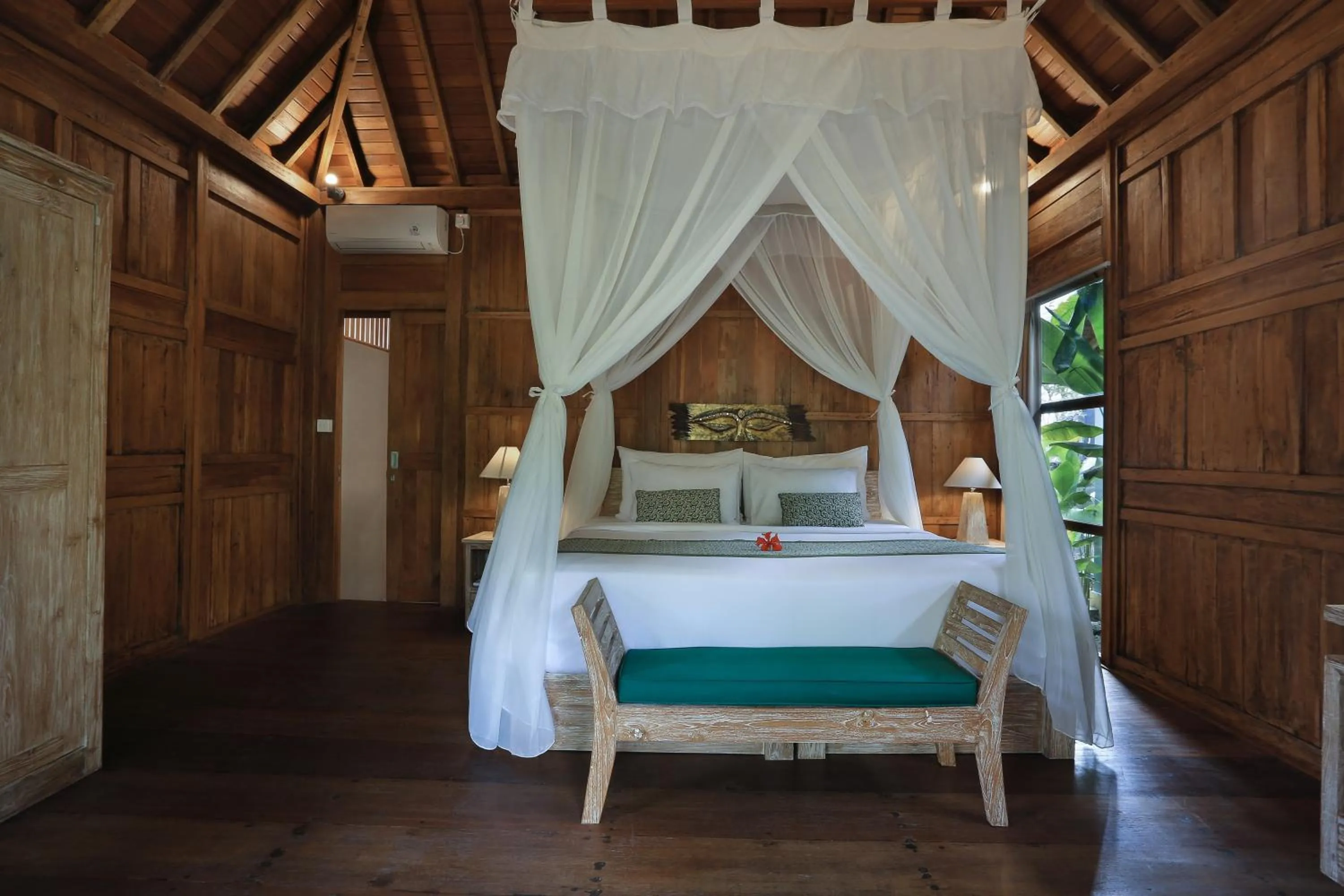 Bedroom, Bed in Maha Shanti Ubud Villa